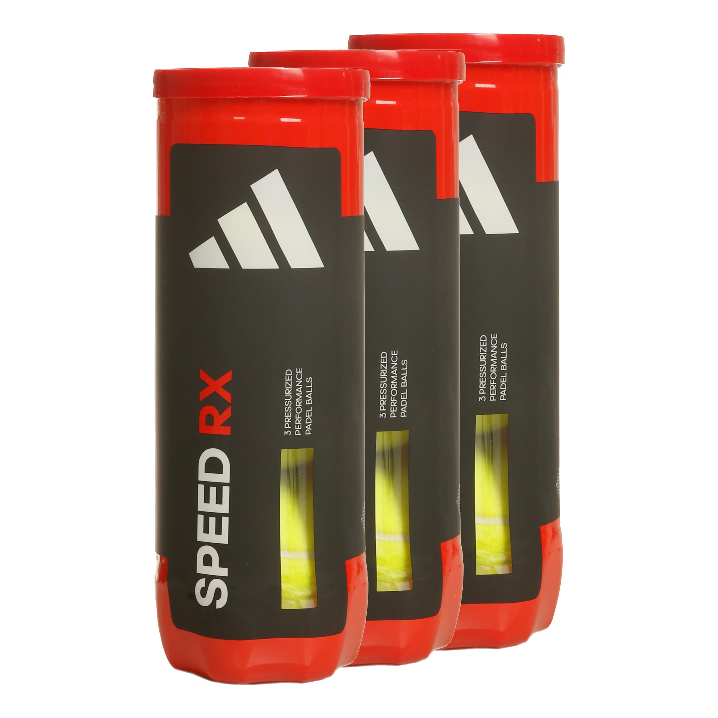 3 botes de 3 pelotas Speed RX