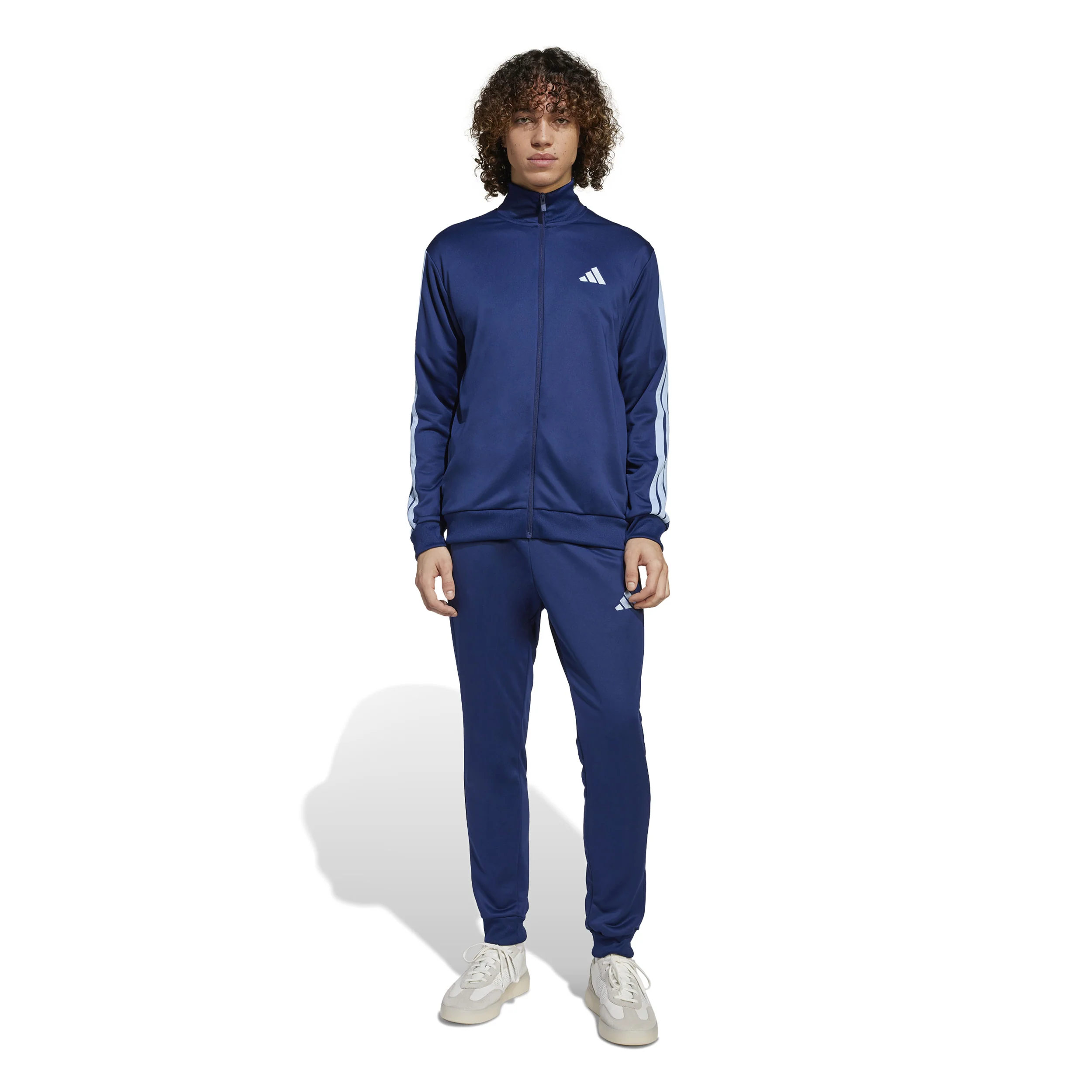 3Stripes Chándal Hombres - azul oscuro, blanco - Image 4