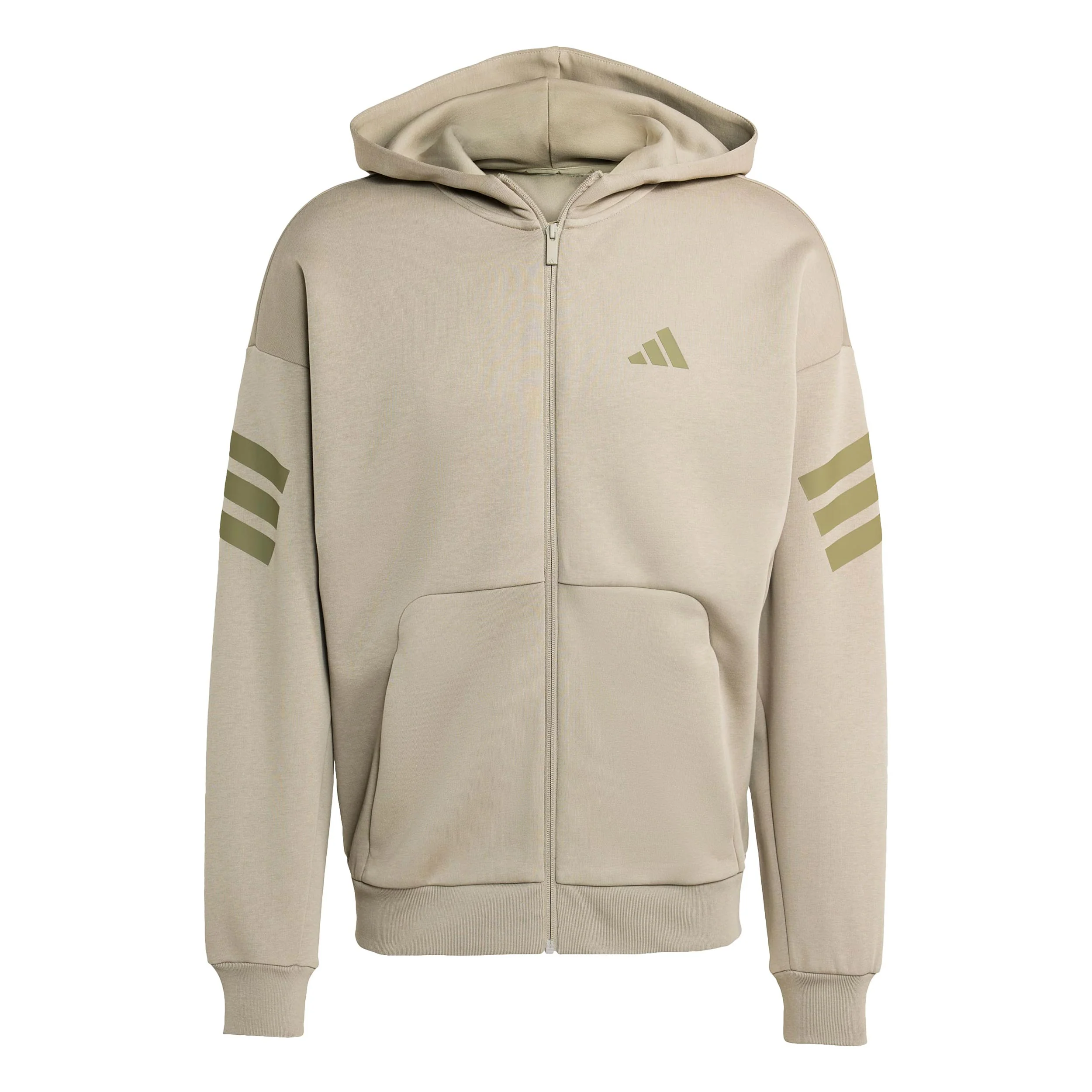 3Stripes Full-Zip Chaqueta de entrenamiento Hombres-beige