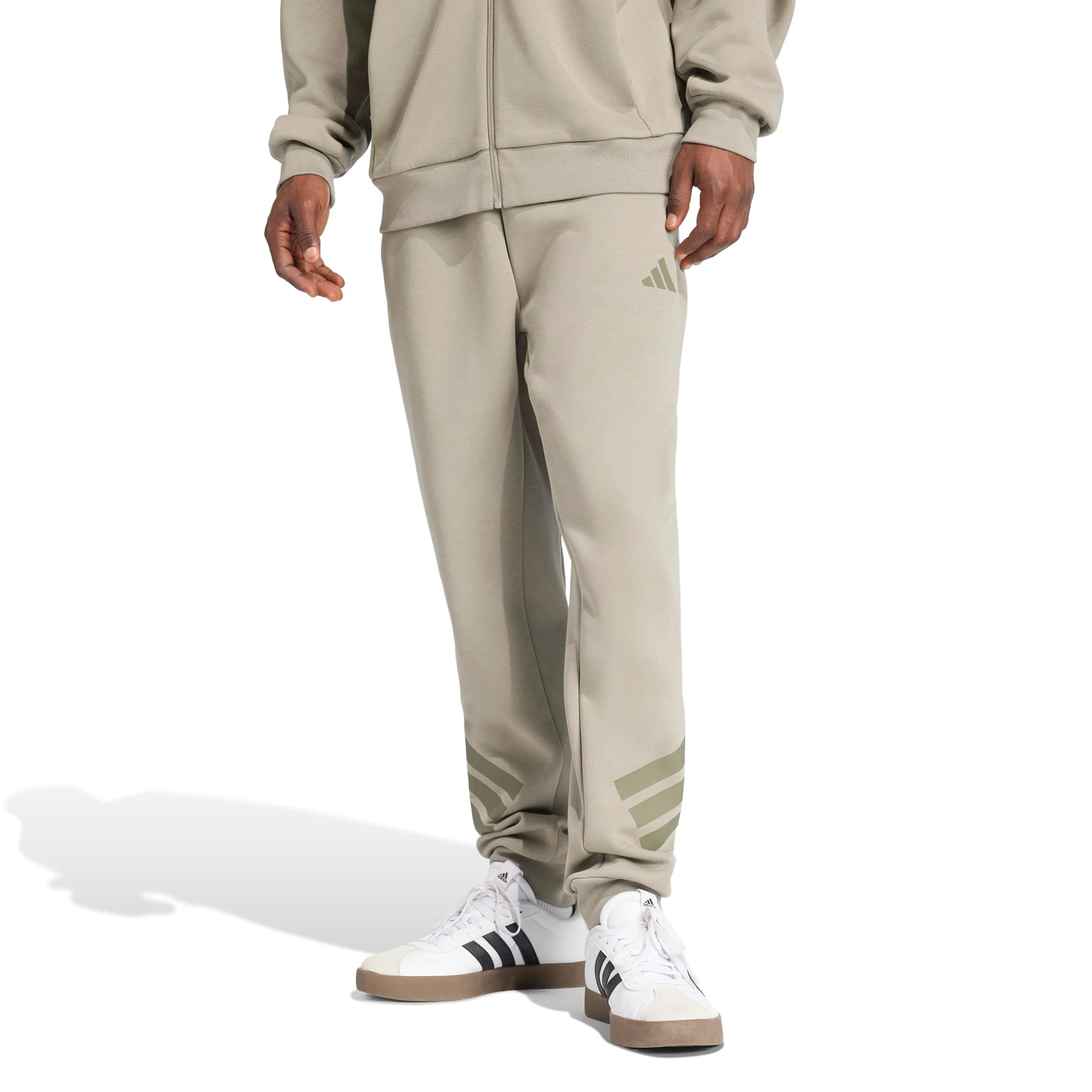 3Stripes Pantalón de entrenamiento Hombres-beige - Image 2