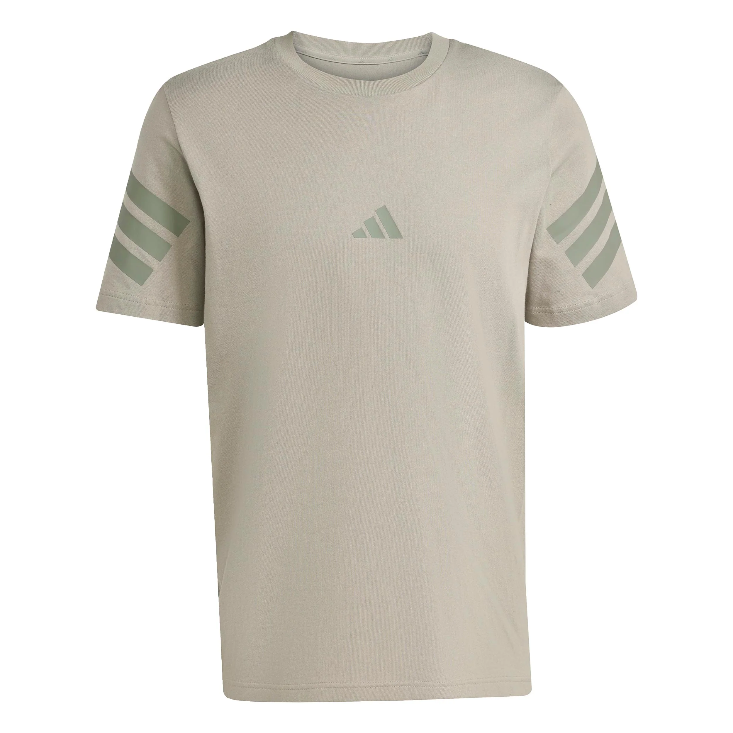 3Stripes Regular Camiseta de manga corta Hombres-beige