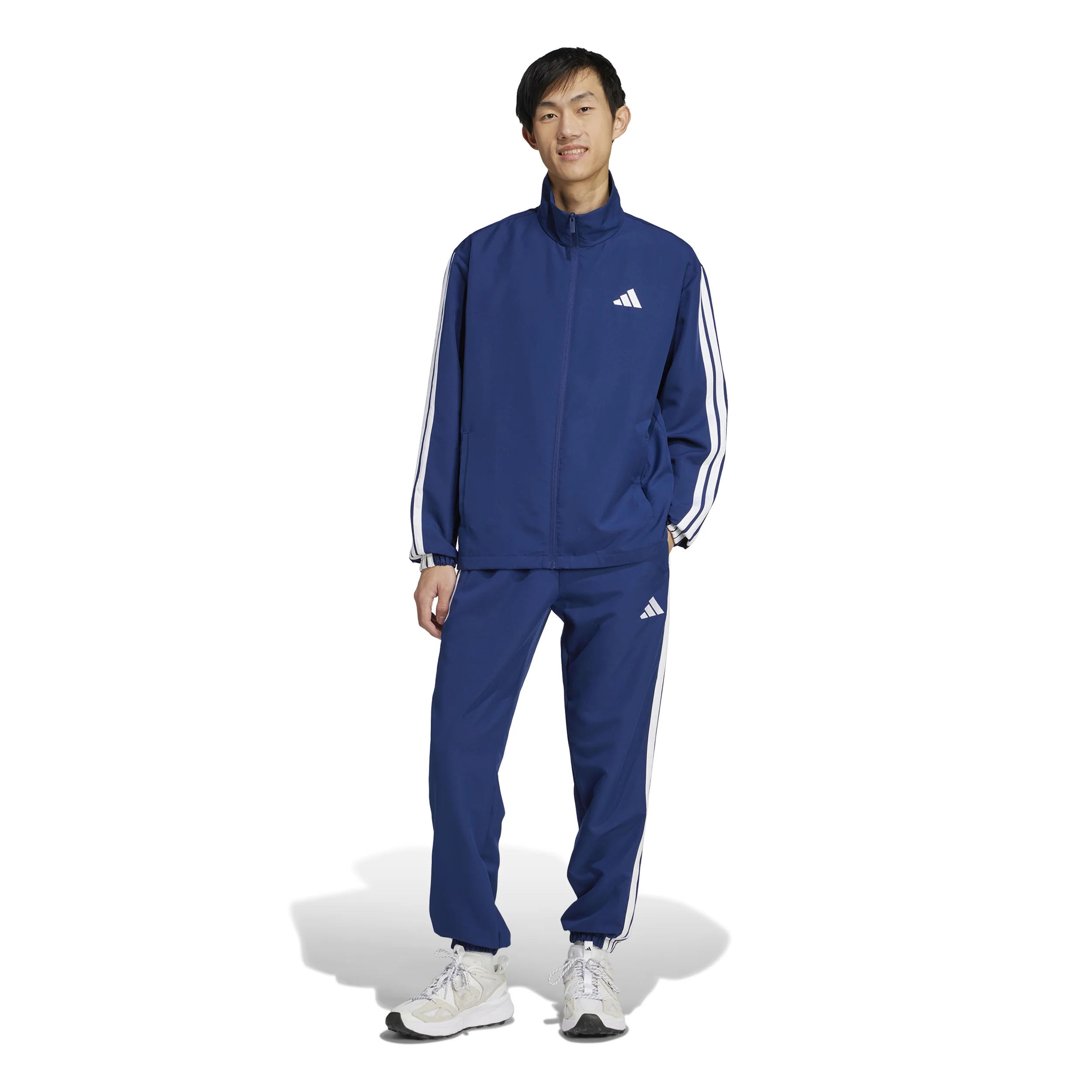 3Stripes Woven Chándal Hombres - azul oscuro - Image 4