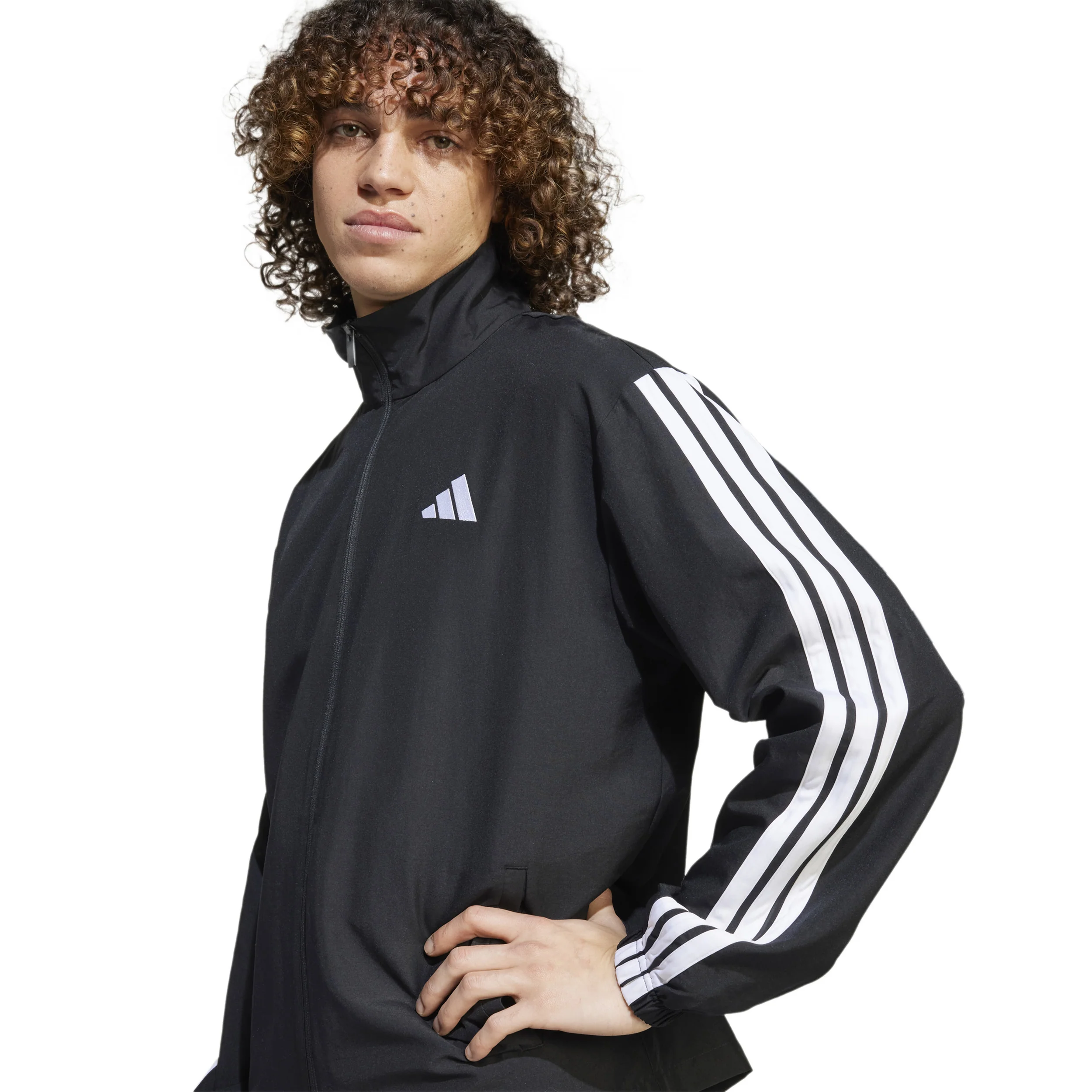 3Stripes Woven Chándal Hombres - negro - Image 7