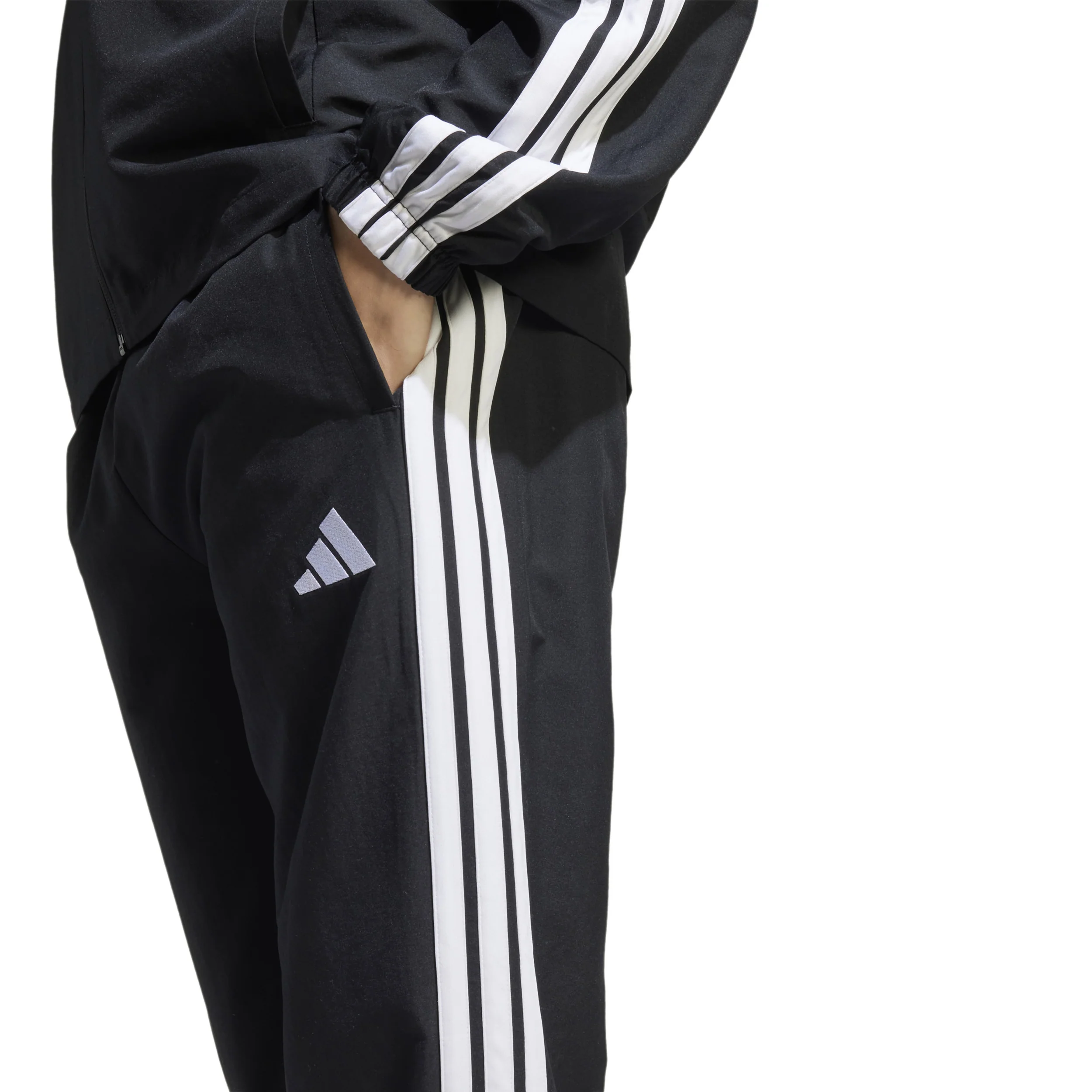 3Stripes Woven Chándal Hombres - negro - Image 8