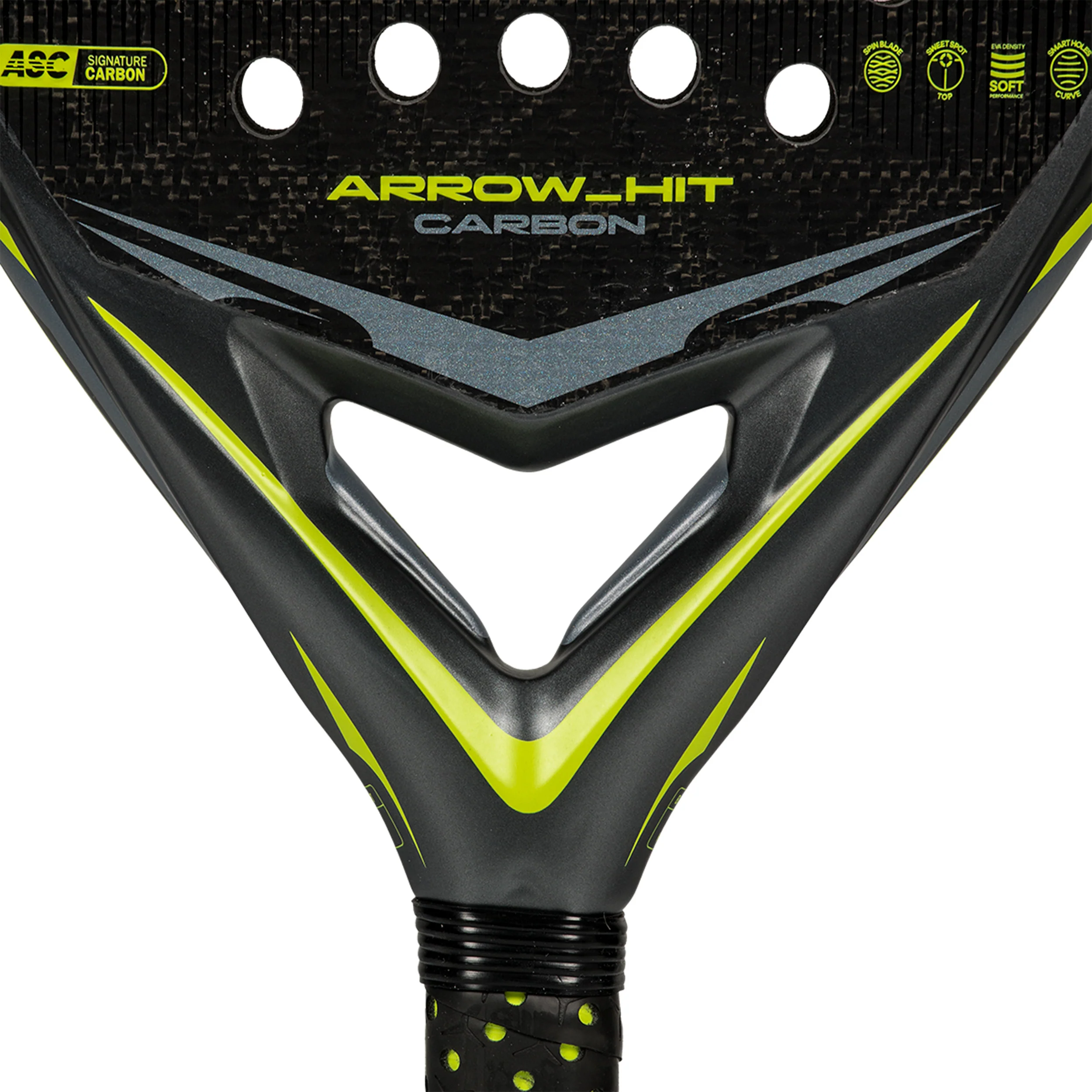 Arrow Hit Carbon Pala de pádel Raquetas de test - Image 4