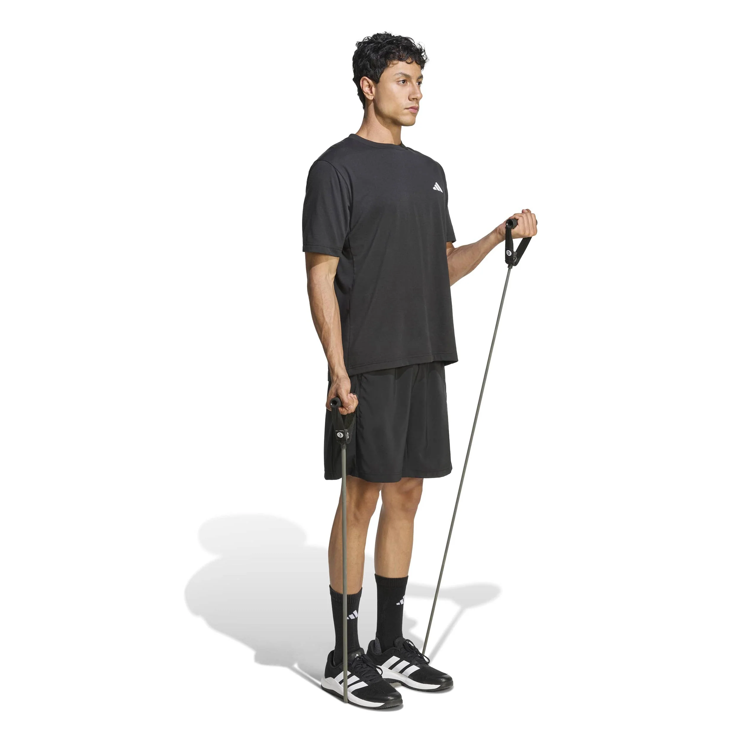 Basic 7Inch Shorts Hombres-negro - Image 4