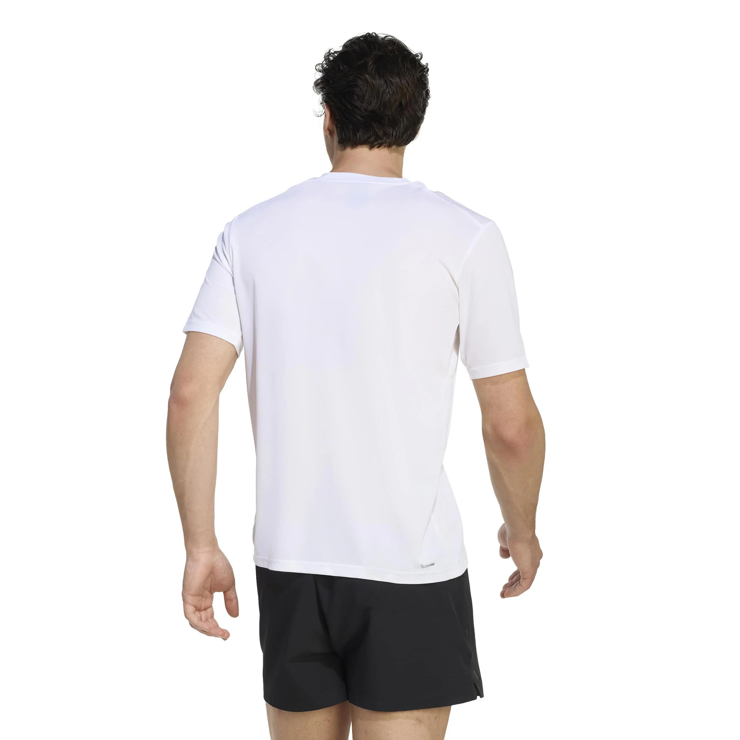 Basic Camiseta de manga corta Hombres-blanco - Image 3
