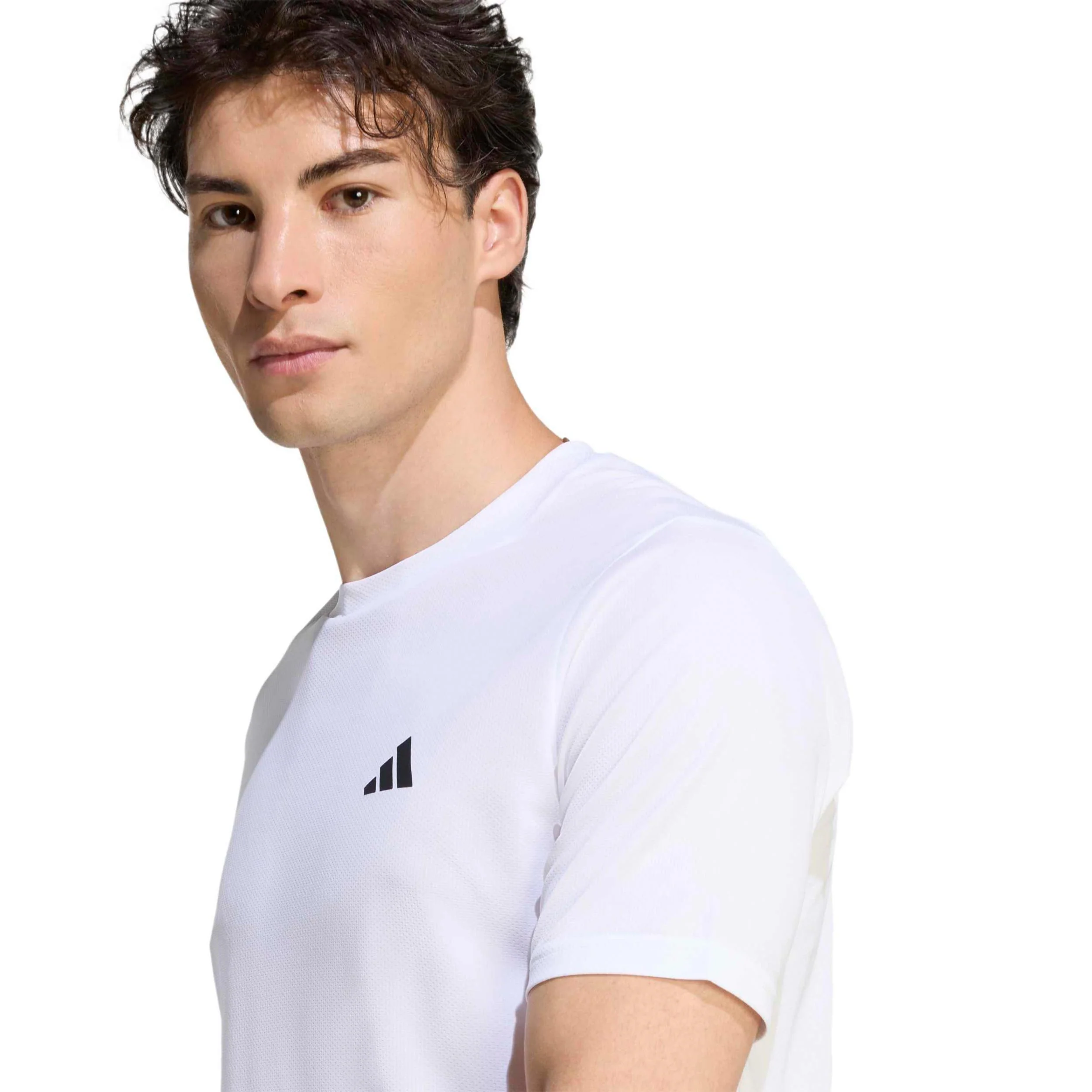 Basic Camiseta de manga corta Hombres-blanco - Image 5