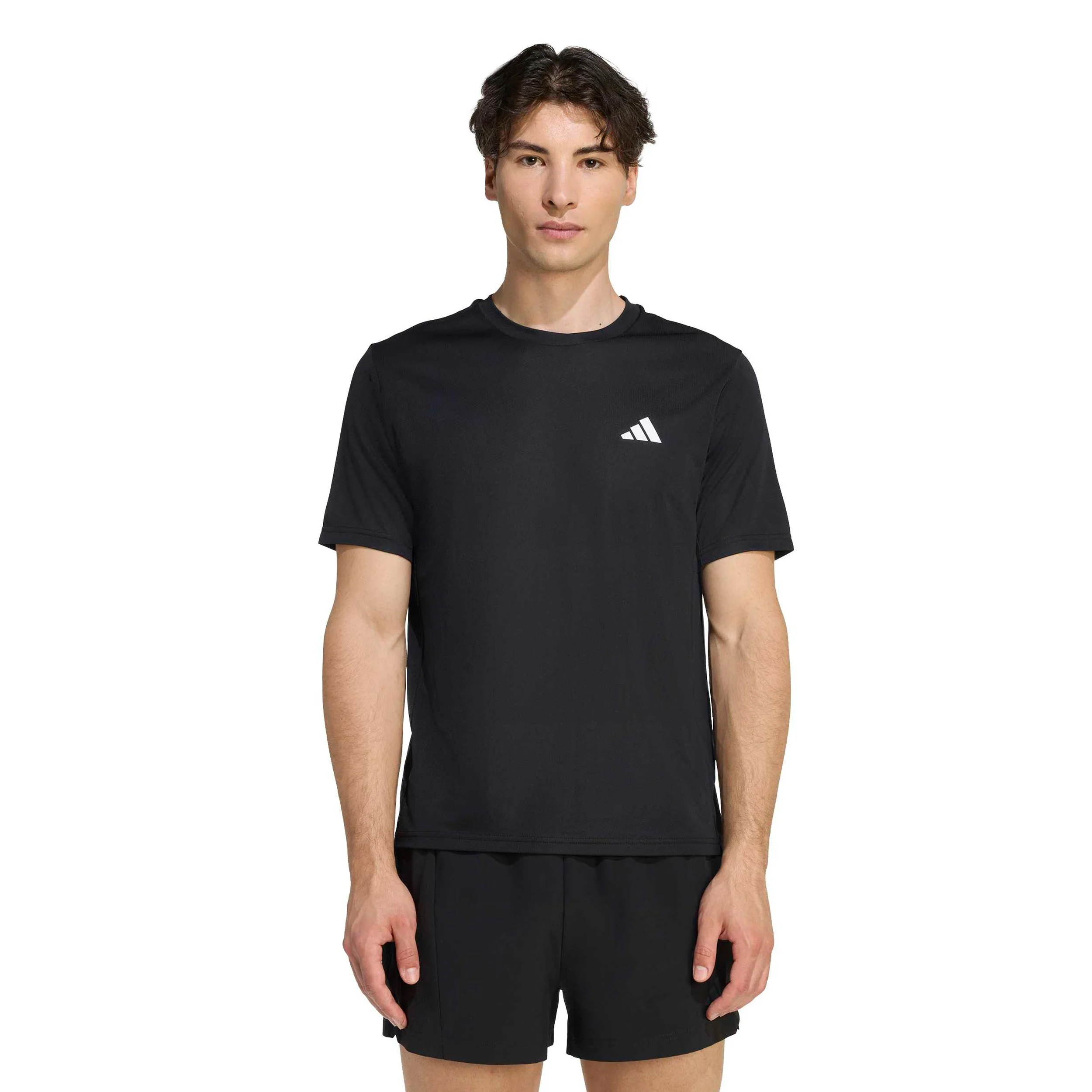 Basic Camiseta de manga corta Hombres-negro - Image 2