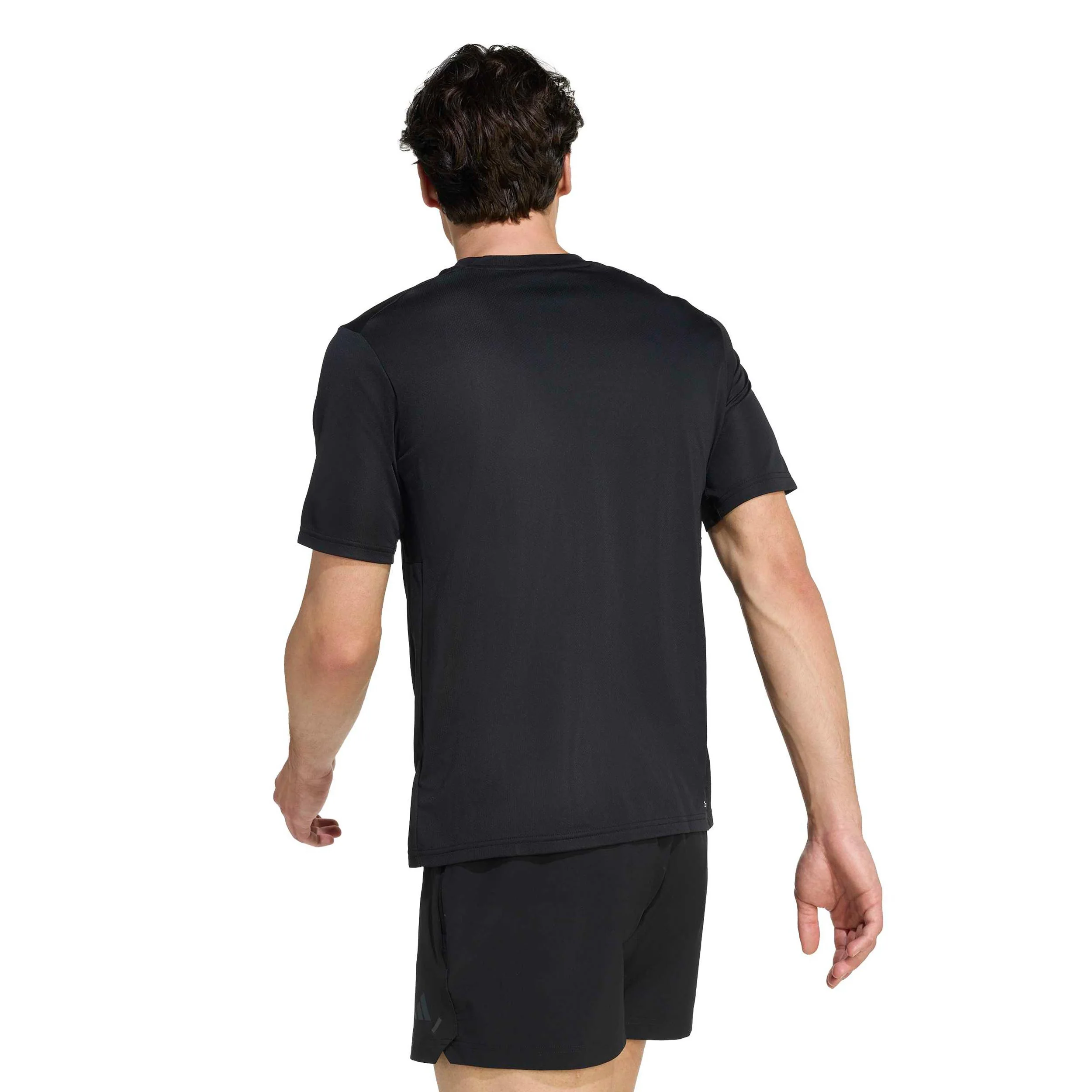 Basic Camiseta de manga corta Hombres-negro - Image 3