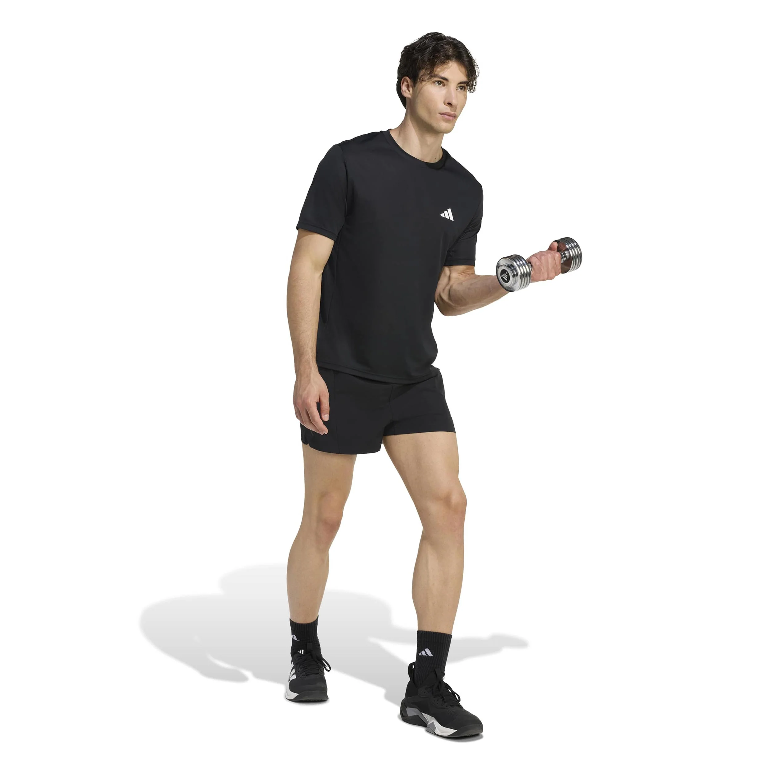 Basic Camiseta de manga corta Hombres-negro - Image 4