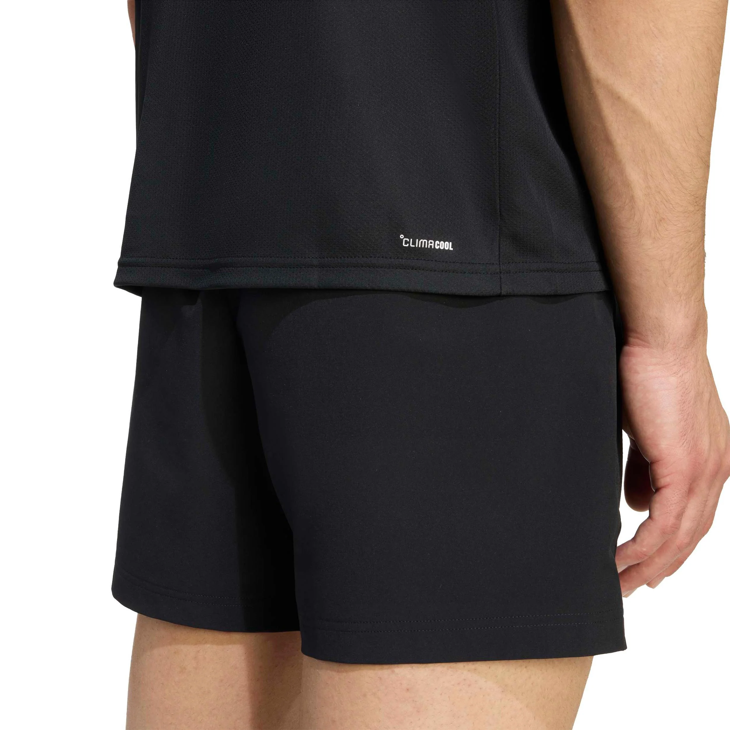 Basic Camiseta de manga corta Hombres-negro - Image 5