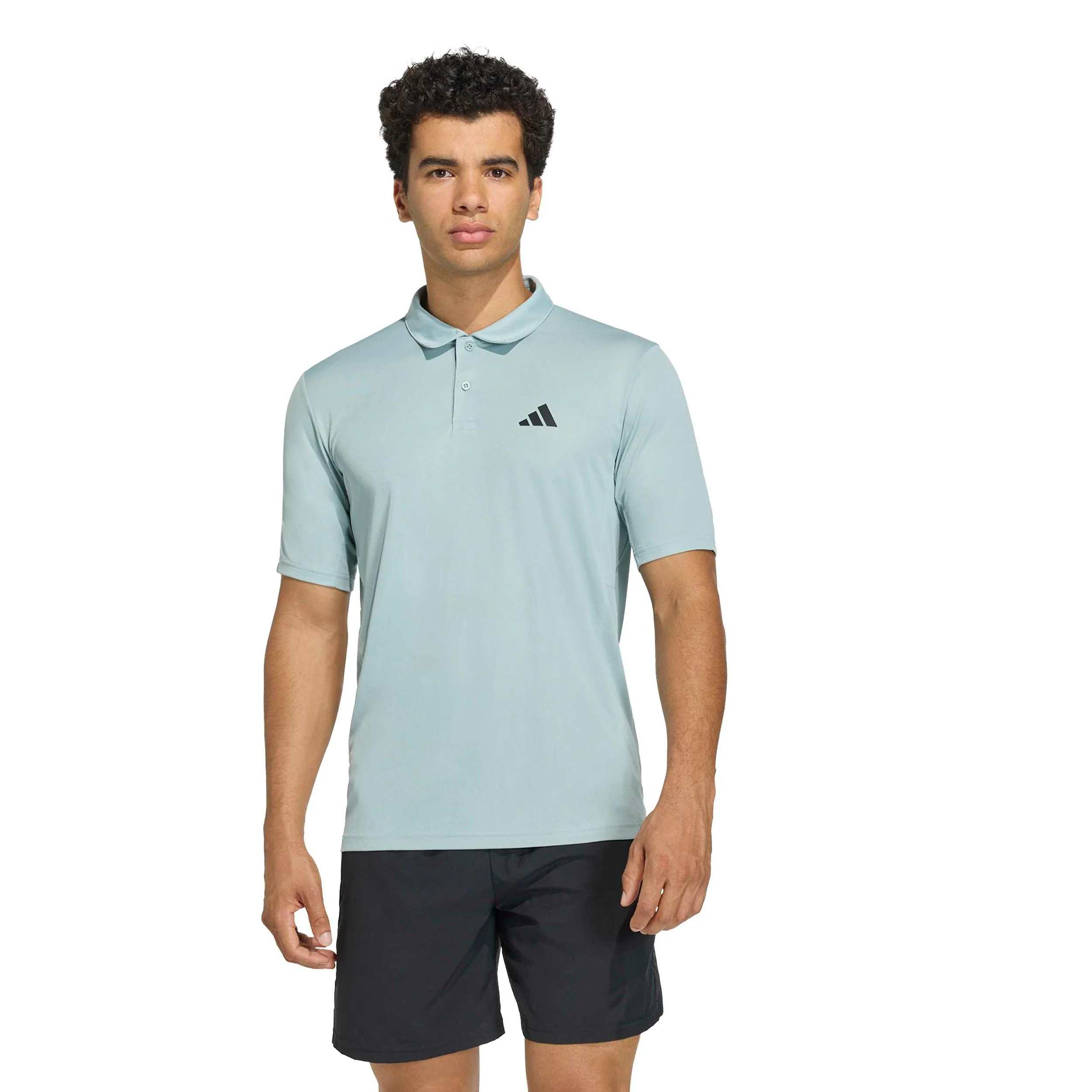 Basic Polo Hombres-salvia