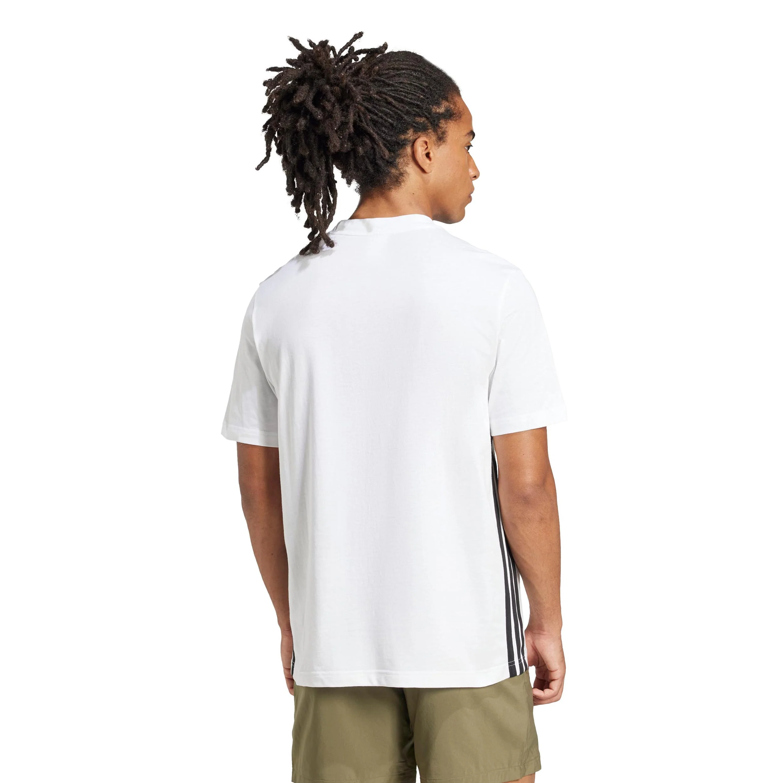 Camiseta De Manga Corta Hombres-Blanco,Negro - Image 3