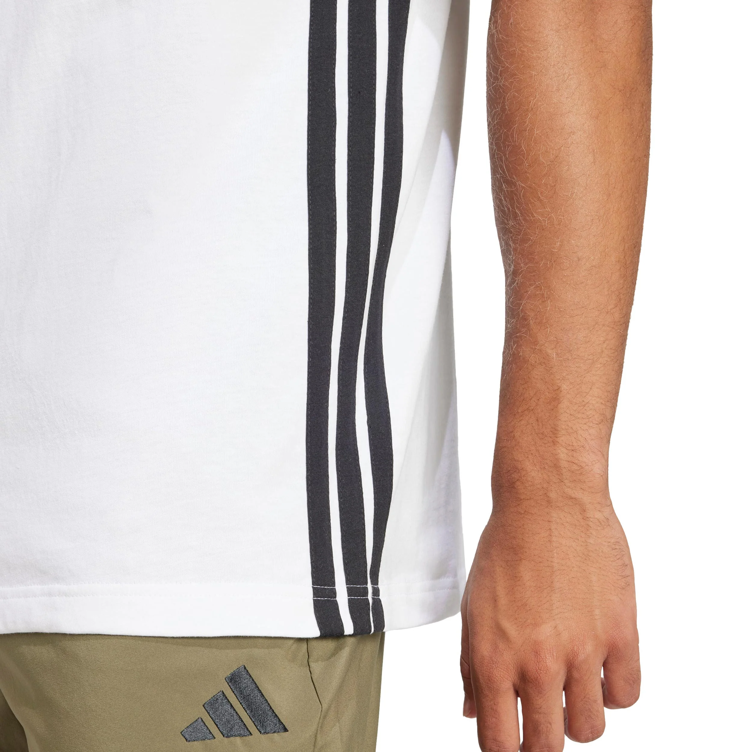 Camiseta De Manga Corta Hombres-Blanco,Negro - Image 5