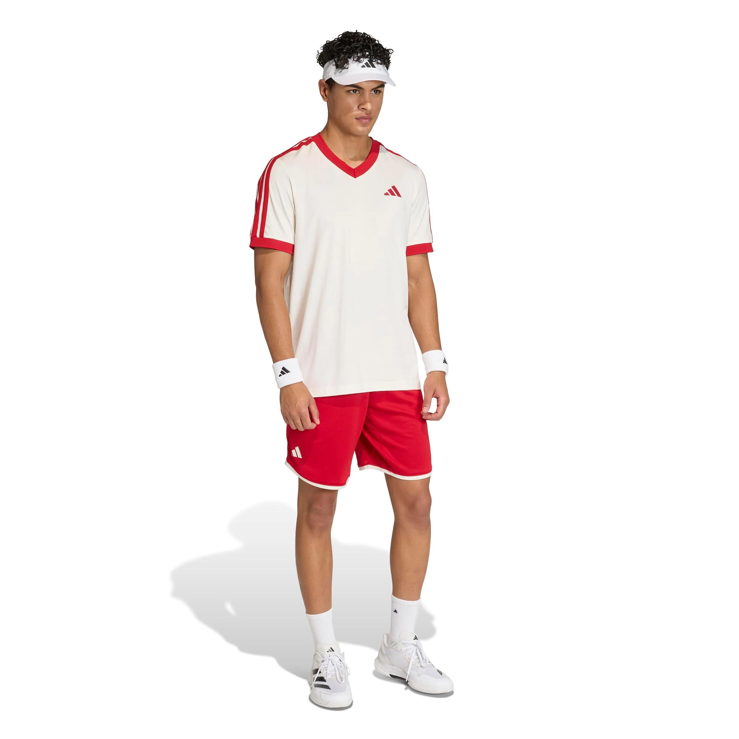 Classics 9Inch Shorts Hombres - rojo, beige - Image 4