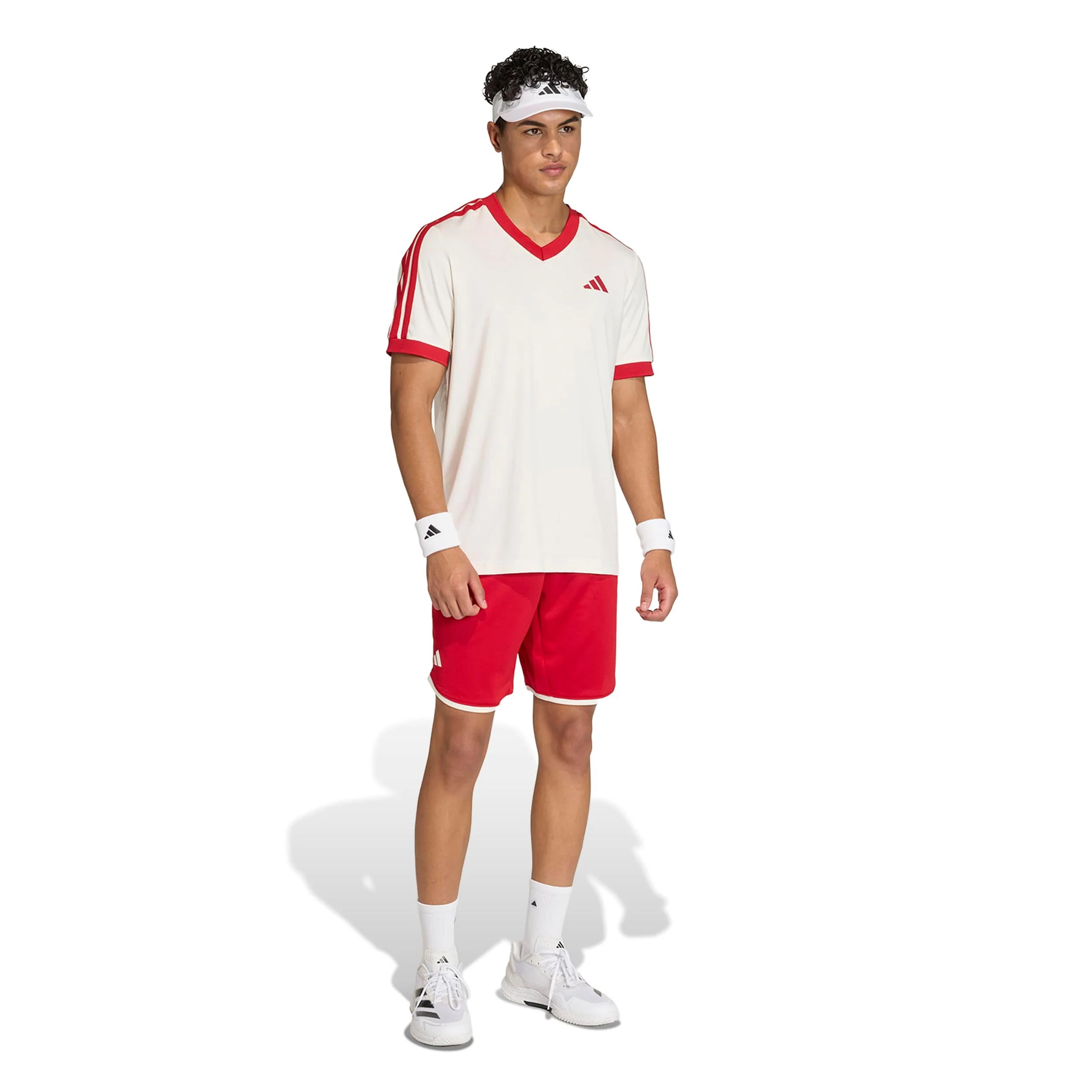 Classics Camiseta de manga corta Hombres - beige, rojo - Image 3