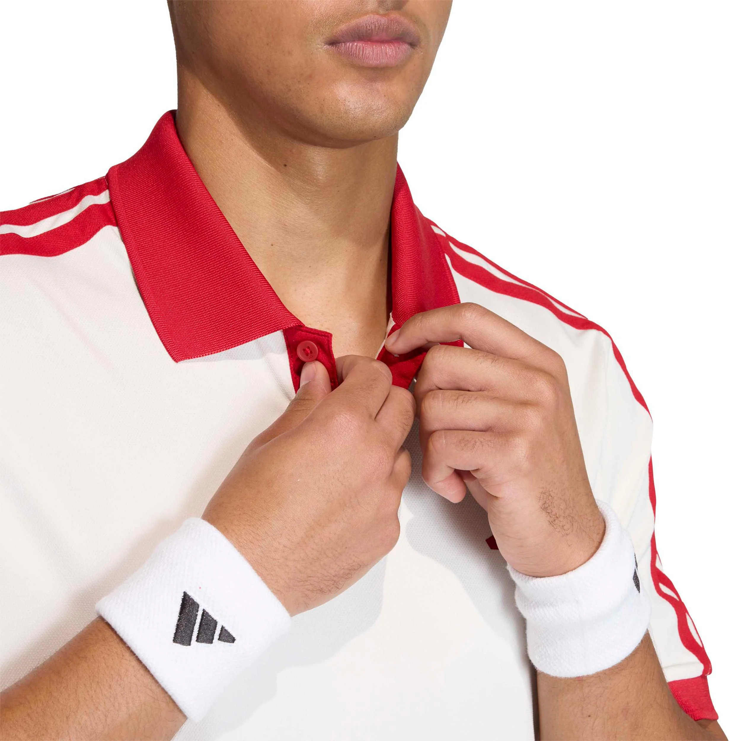Classics Polo Hombres - beige, rojo - Image 5