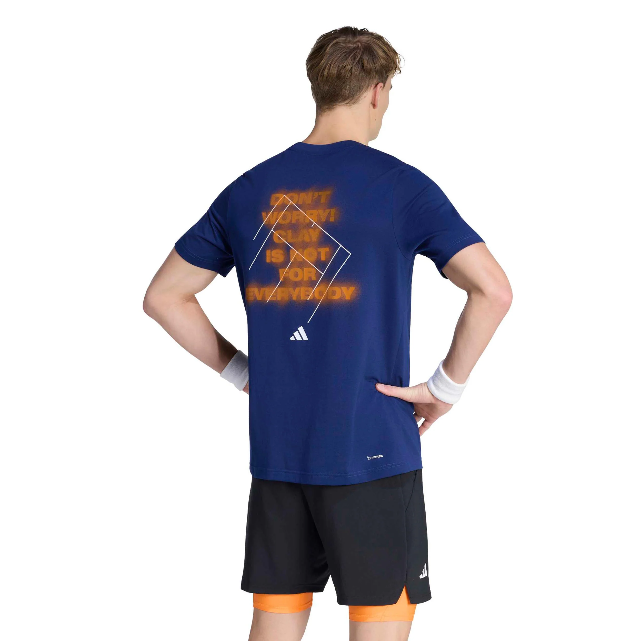 Clay Camiseta de manga corta Hombres - azul oscuro, óxido - Image 3