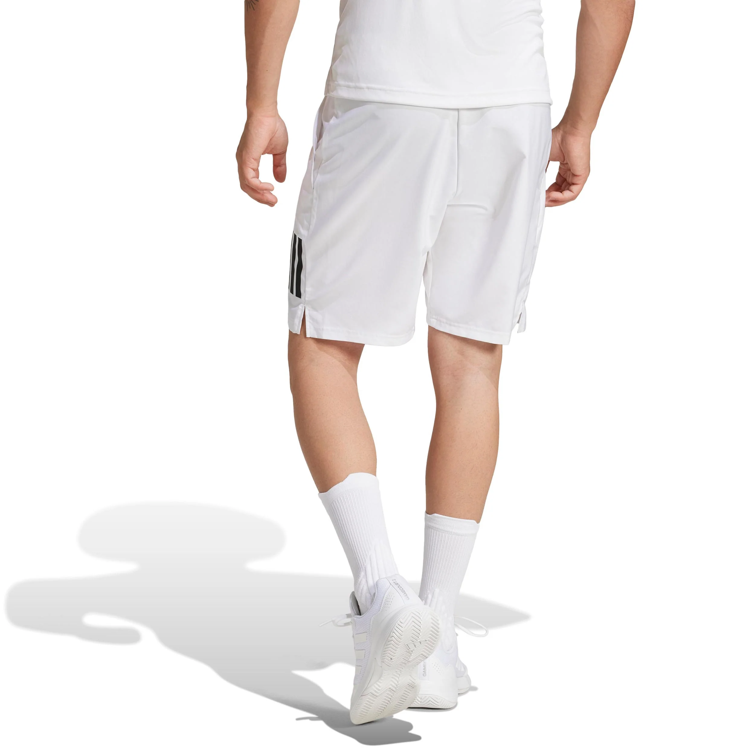 Club 3Stripes 7in Shorts Hombres-Blanco - Image 3