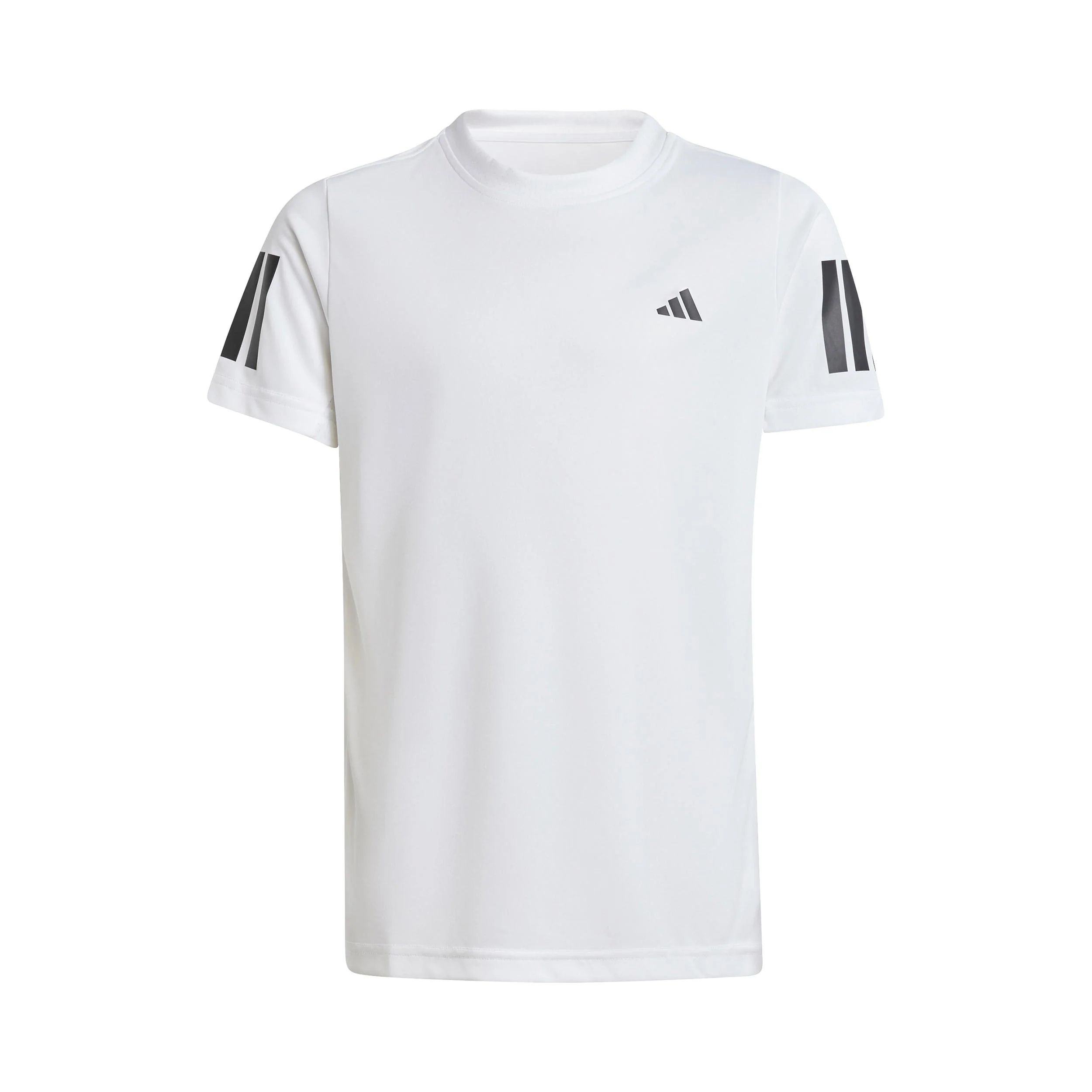 Club 3Stripes Camiseta de manga corta Chicos-blanco