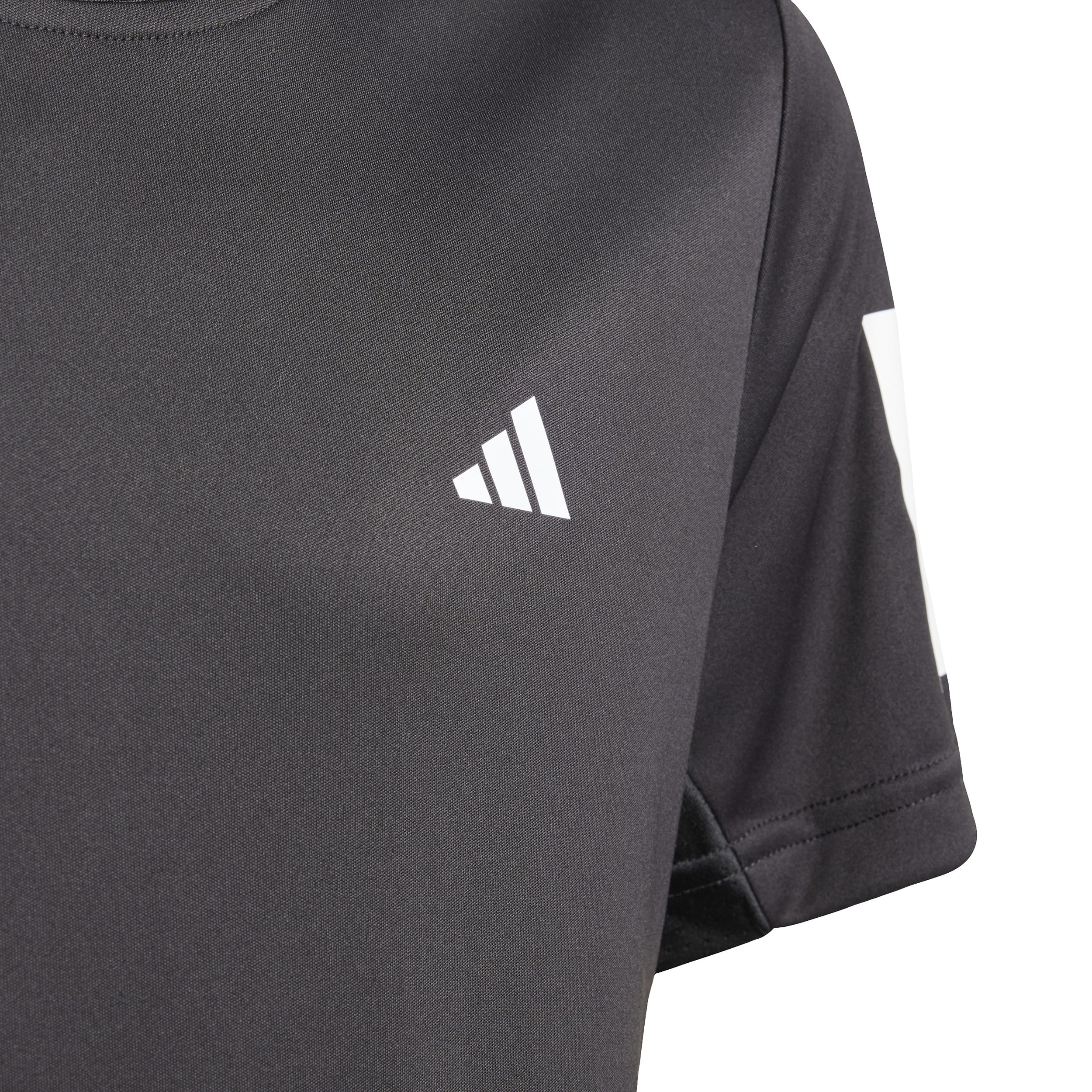 Club 3Stripes Camiseta de manga corta Chicos-negro - Image 3