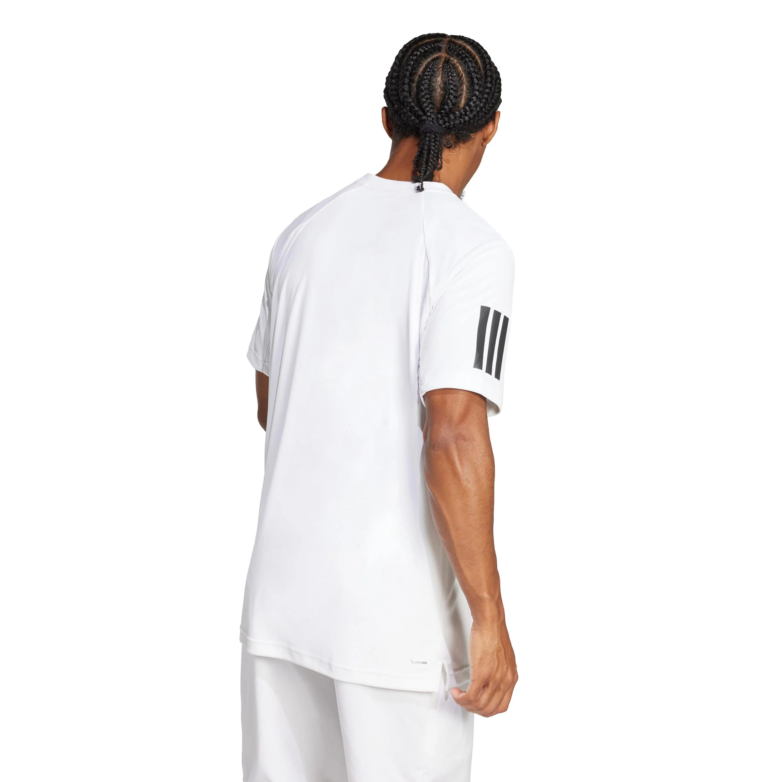 Club 3Stripes Camiseta de manga corta Hombres-blanco - Image 3