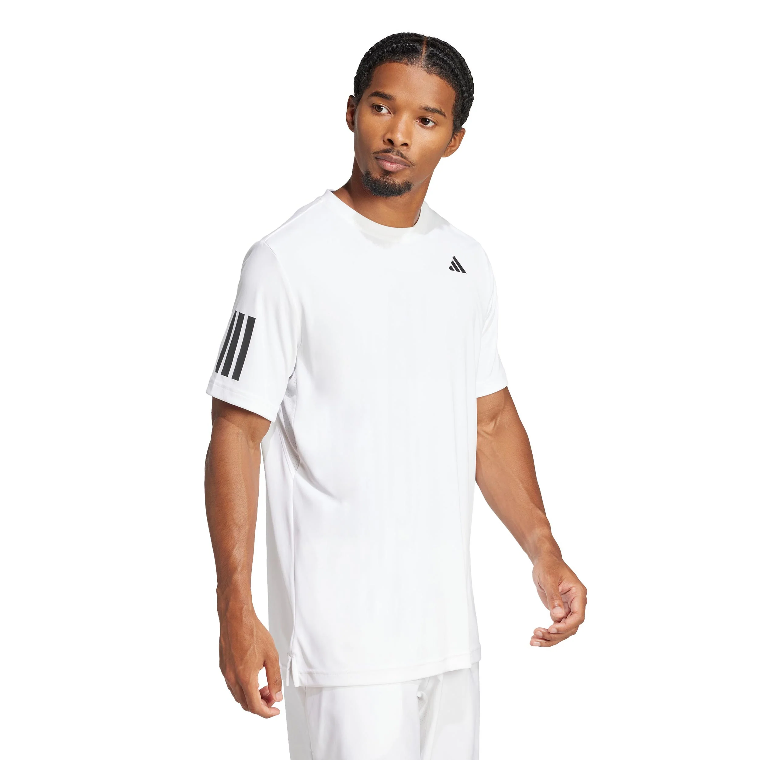 Club 3Stripes Camiseta de manga corta Hombres-blanco - Image 4