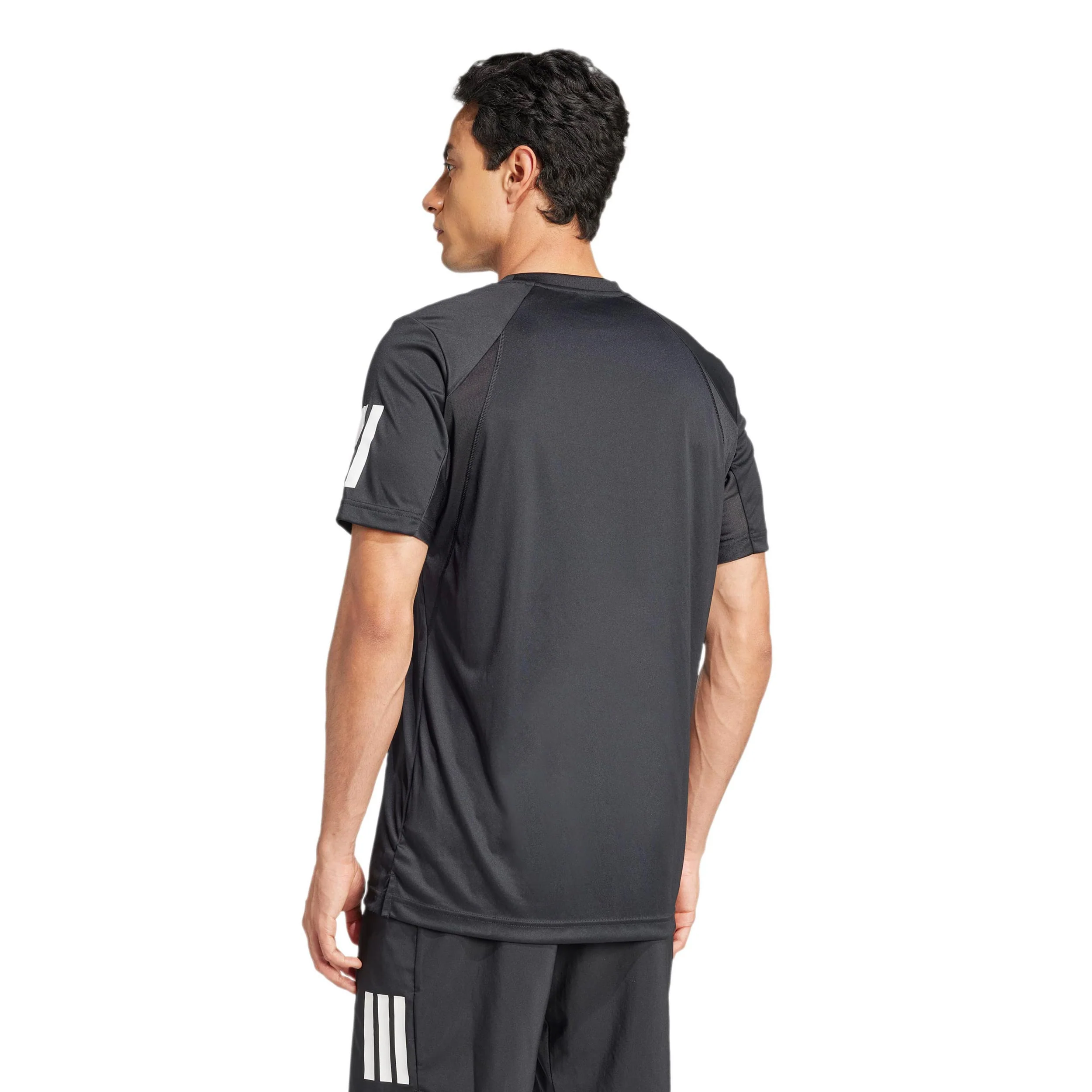 Club 3Stripes Camiseta de manga corta Hombres-negro - Image 3