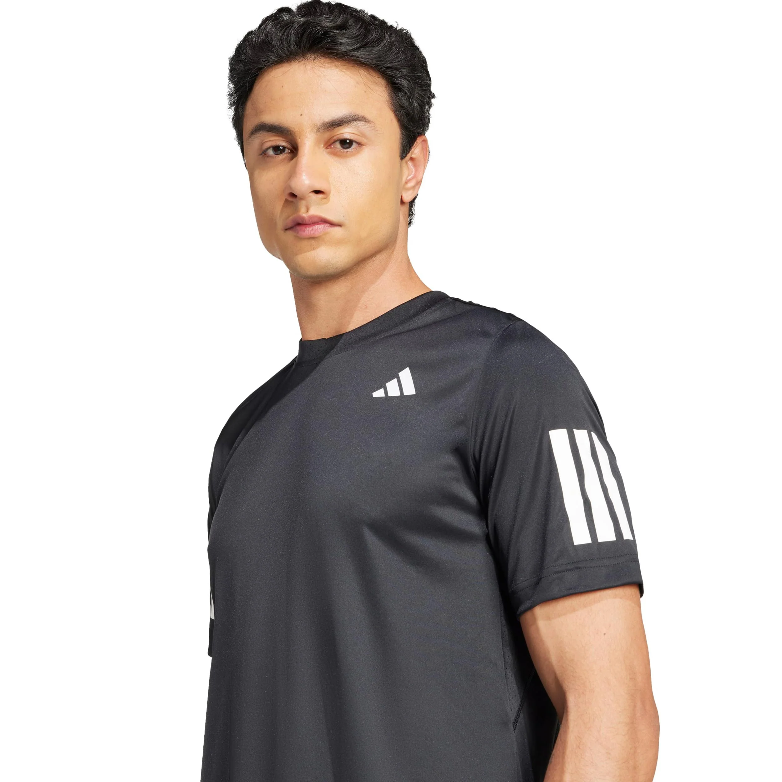 Club 3Stripes Camiseta de manga corta Hombres-negro - Image 5