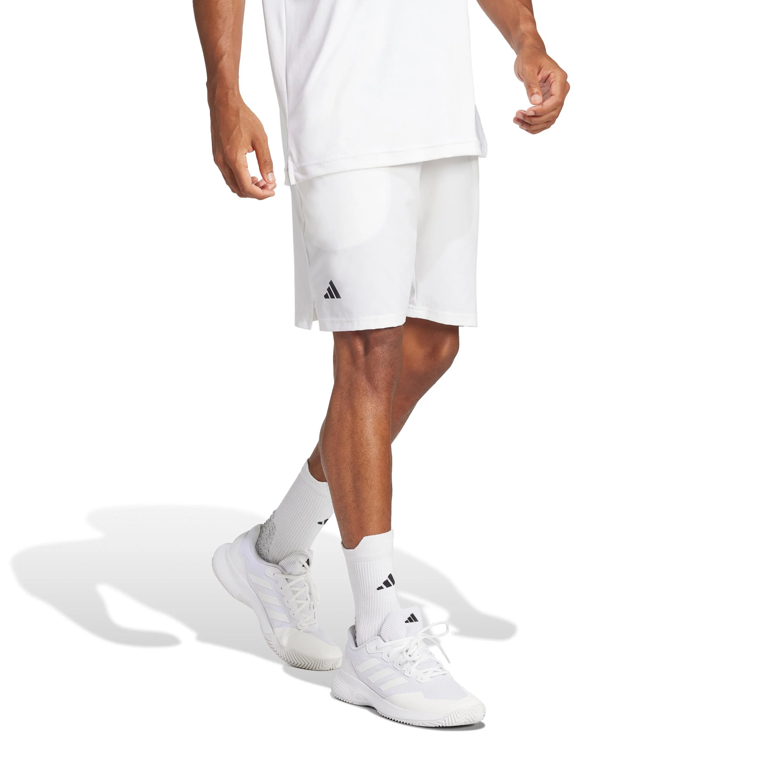 Club 9Inch Sweat Shorts Hombres-blanco