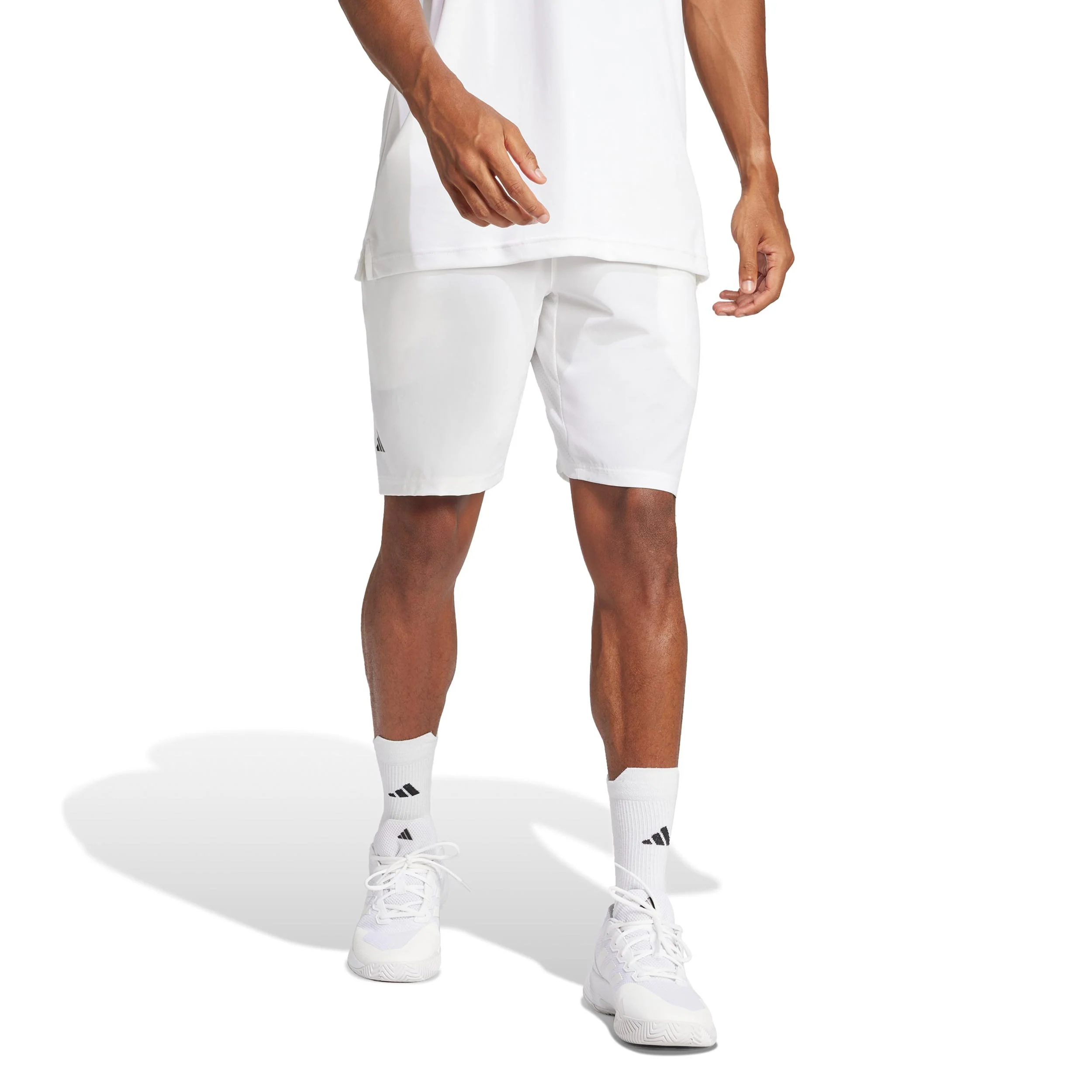 Club 9Inch Sweat Shorts Hombres-blanco - Image 2