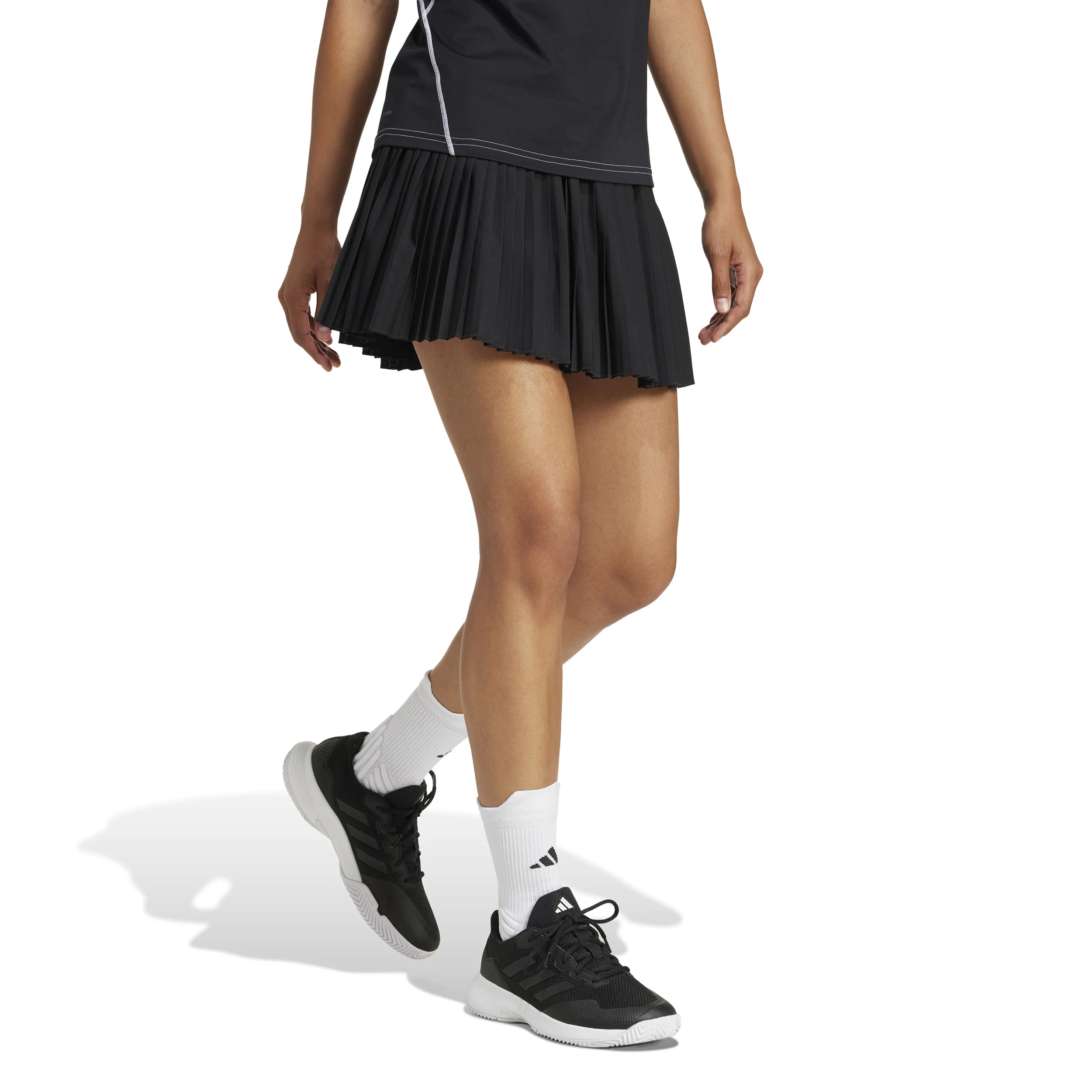Club Pleat Falda Mujeres - negro - Image 4