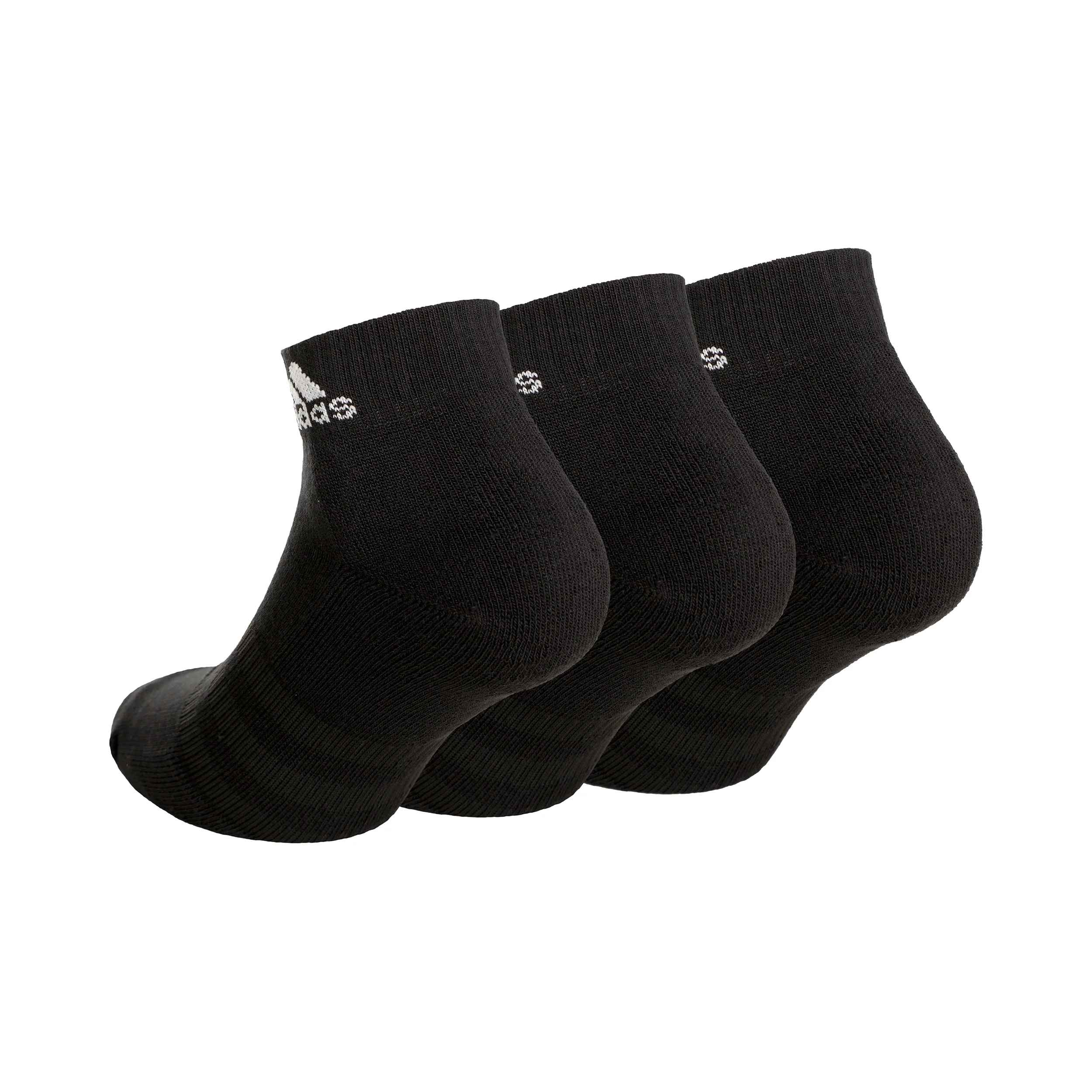 Crew Sportswear Ankle Calcetines Deporte Pack De 3-Negro,Blanco - Image 2