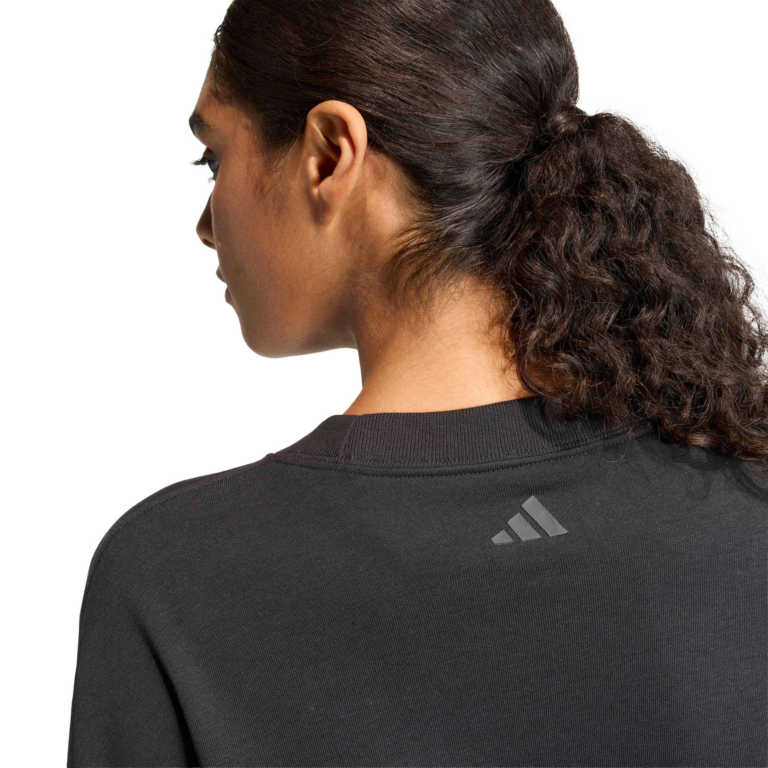 Crew Sudadera Mujeres-negro - Image 5