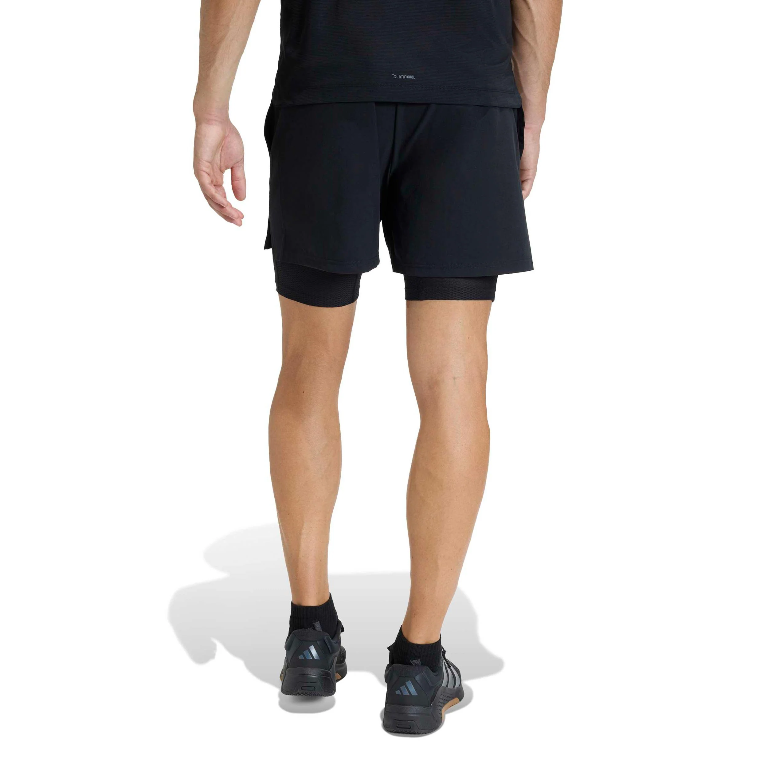 D4T 2in1 Shorts Hombres-negro - Image 3