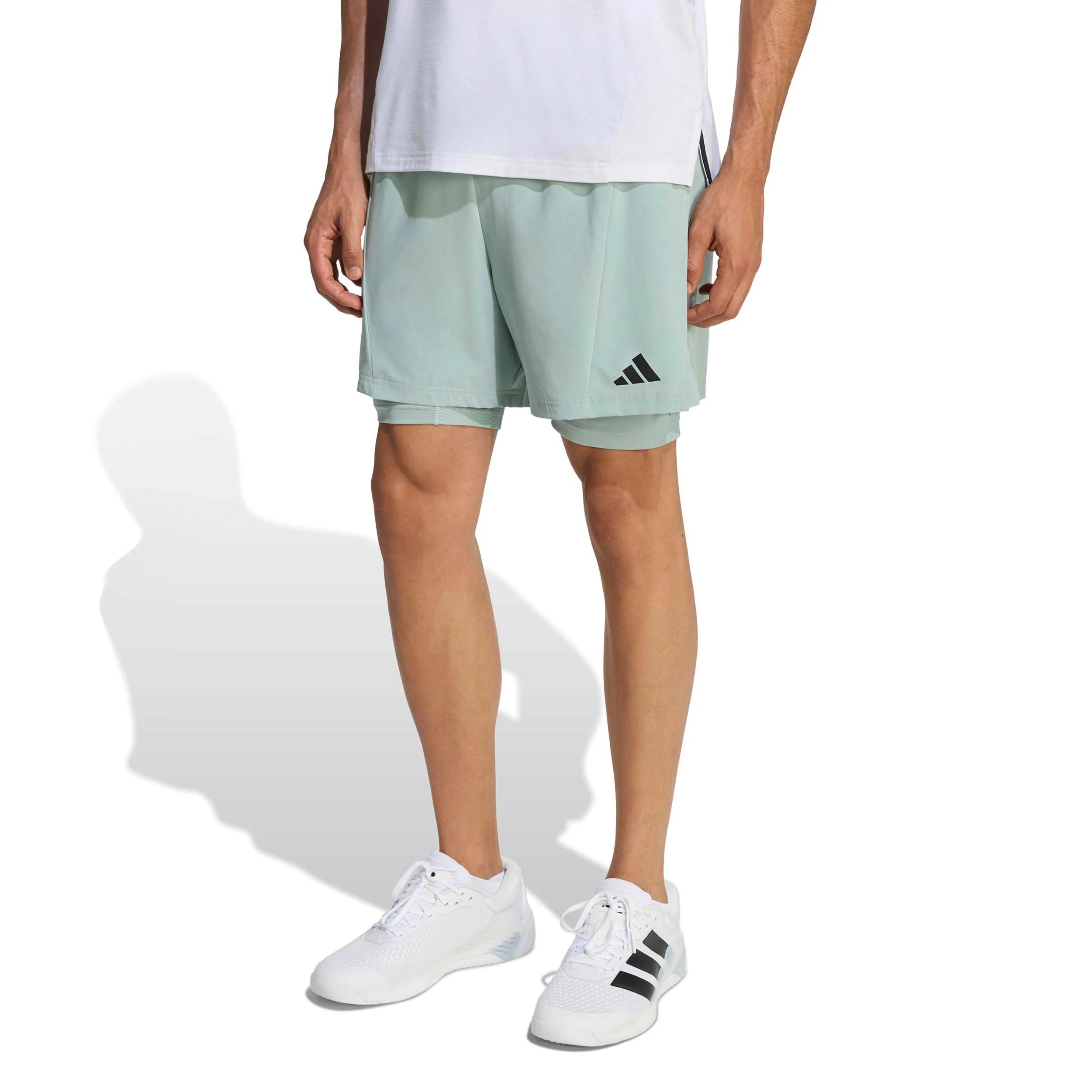 D4T 2in1 Shorts Hombres-salvia - Image 2