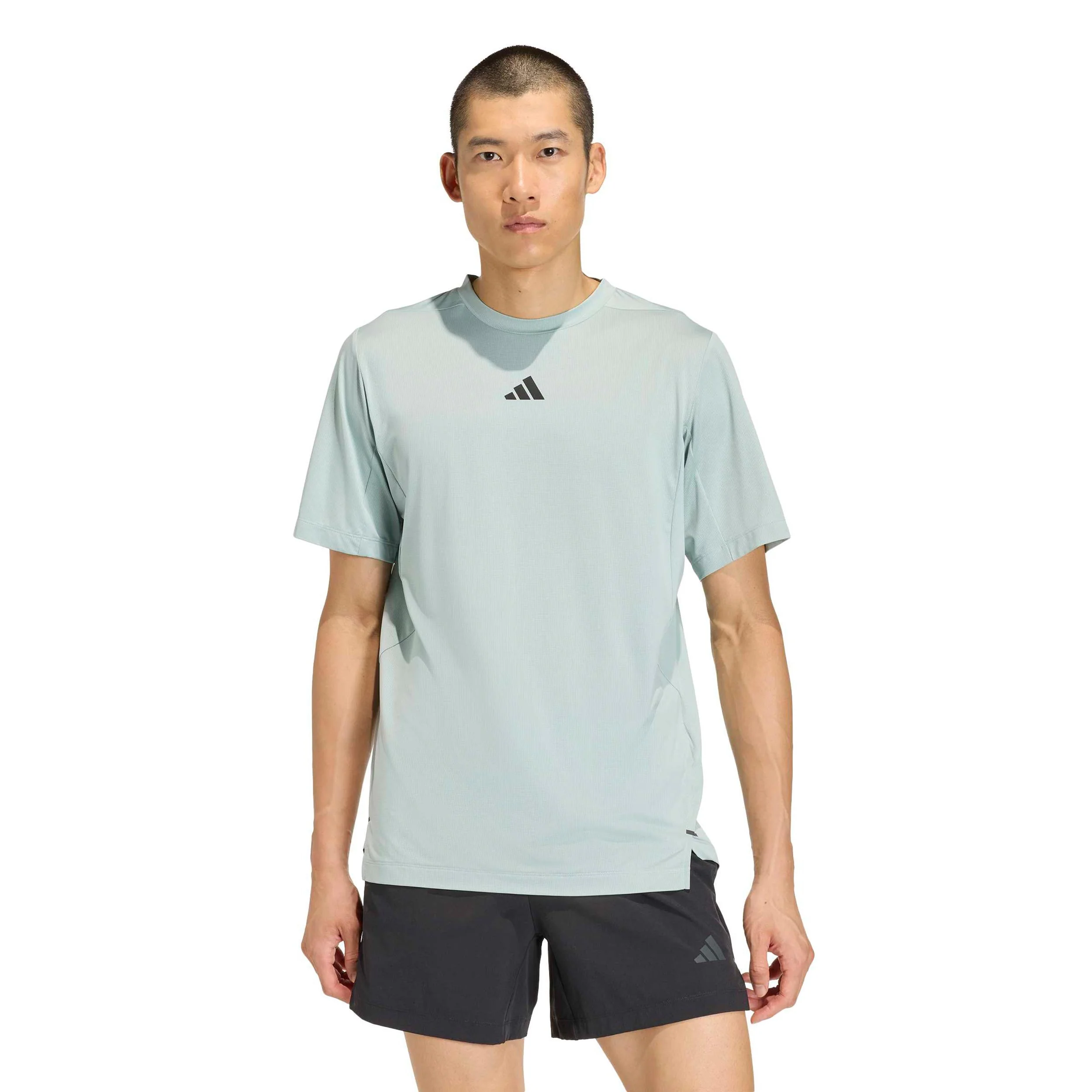 D4T Essentials Camiseta de manga corta Hombres-salvia - Image 2