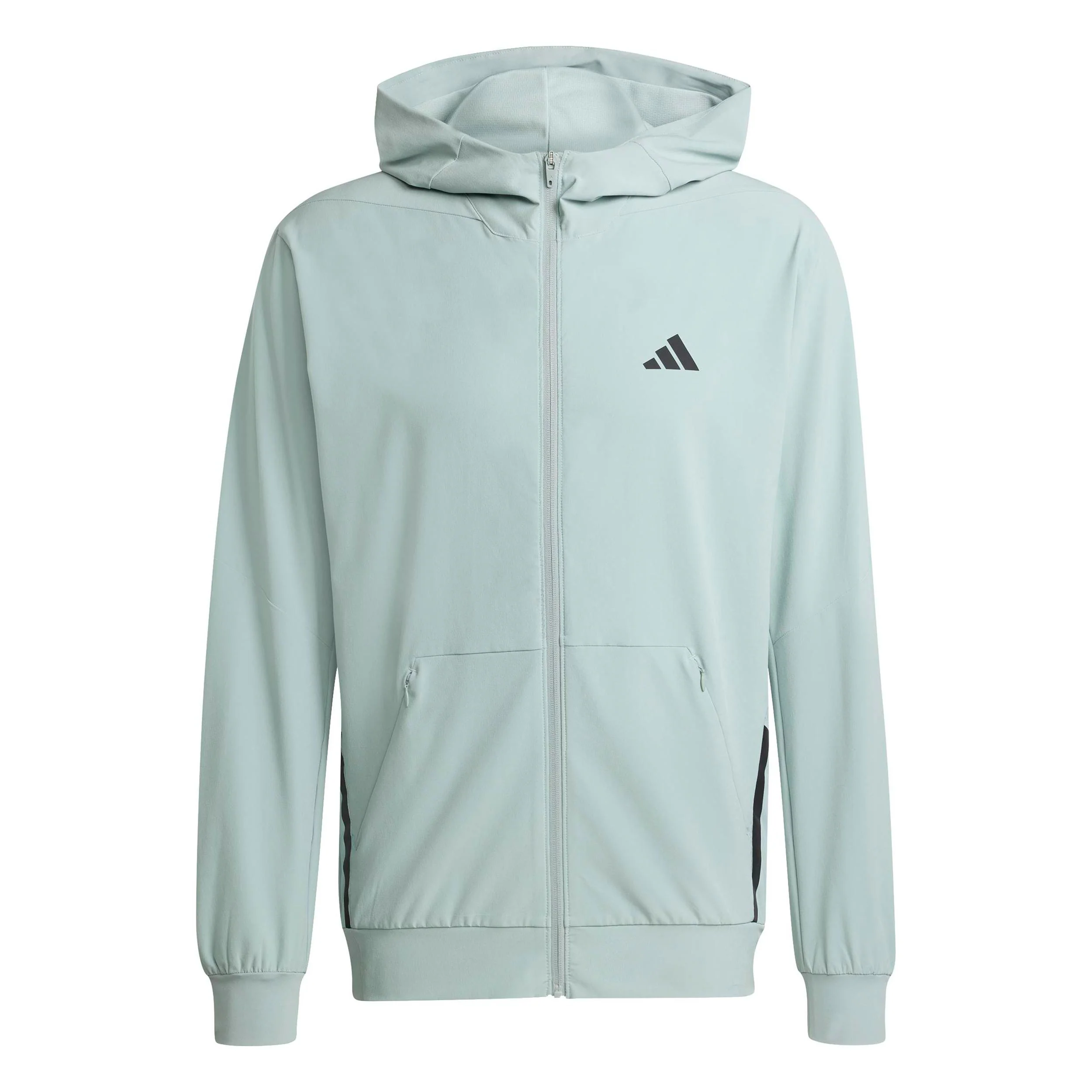 D4T Hybrid Sudadera con cremallera Hombres-salvia