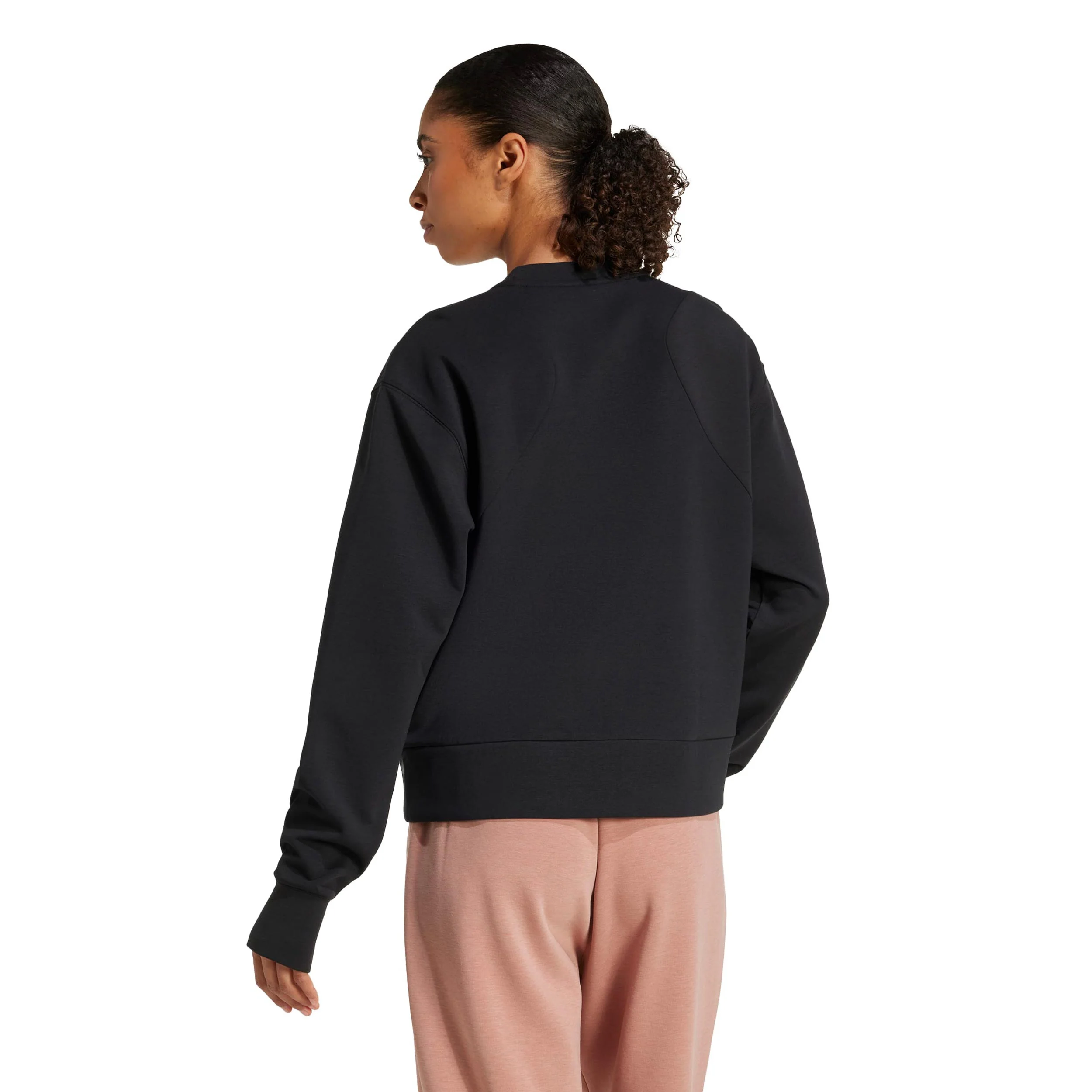 D4T Knit Crew Sudadera Mujeres-negro - Image 3