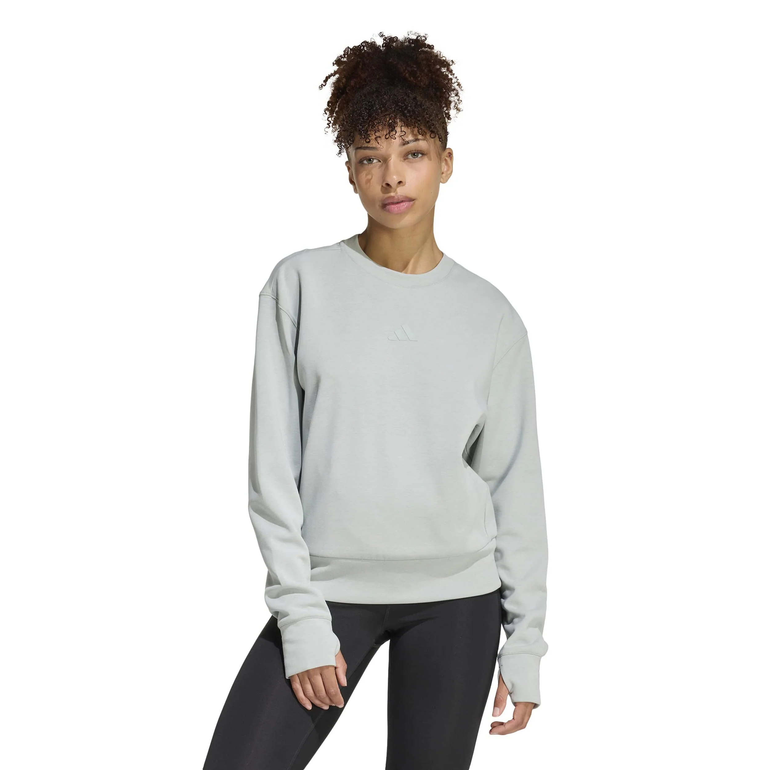 D4T Knit Crew Sudadera Mujeres-salvia - Image 2