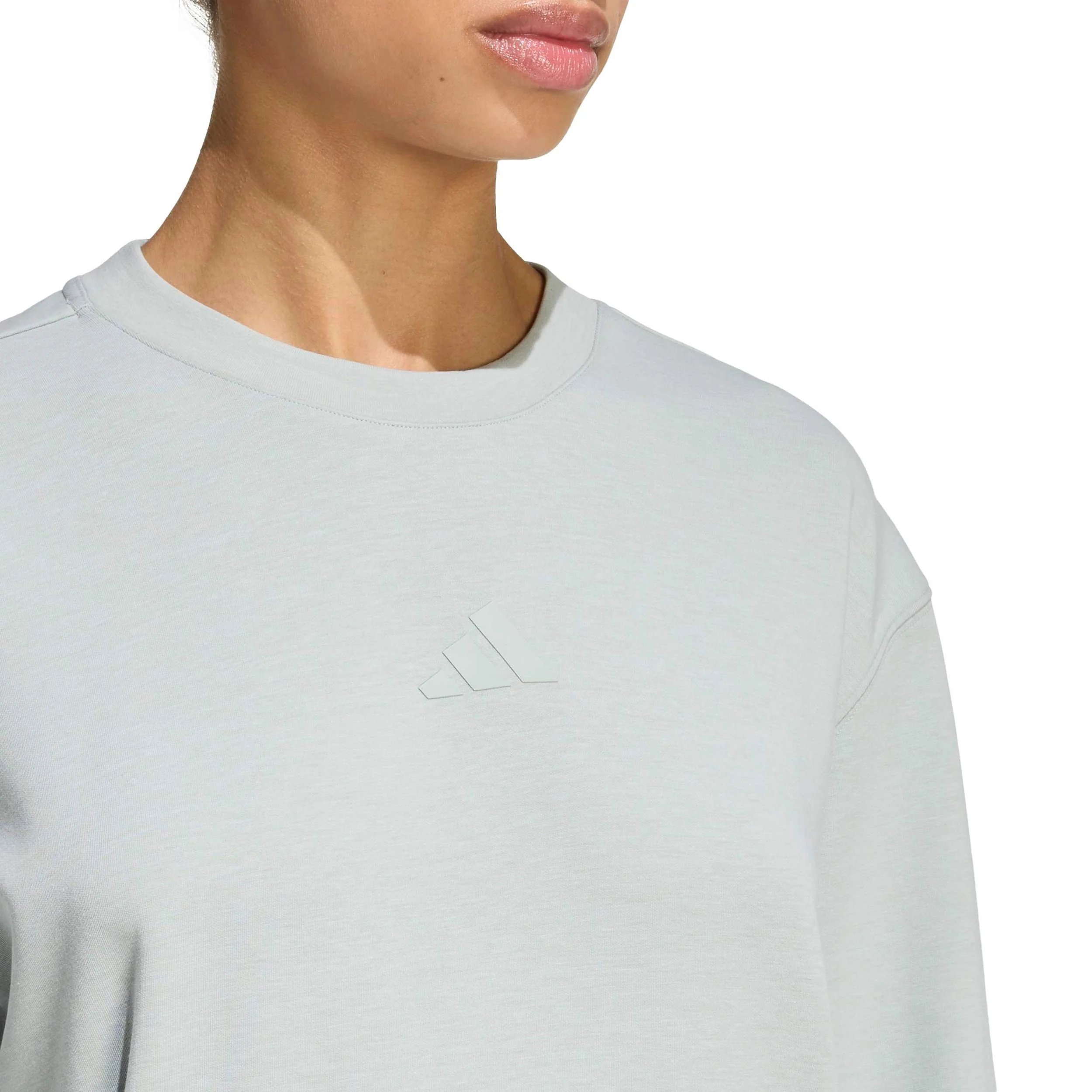 D4T Knit Crew Sudadera Mujeres-salvia - Image 5