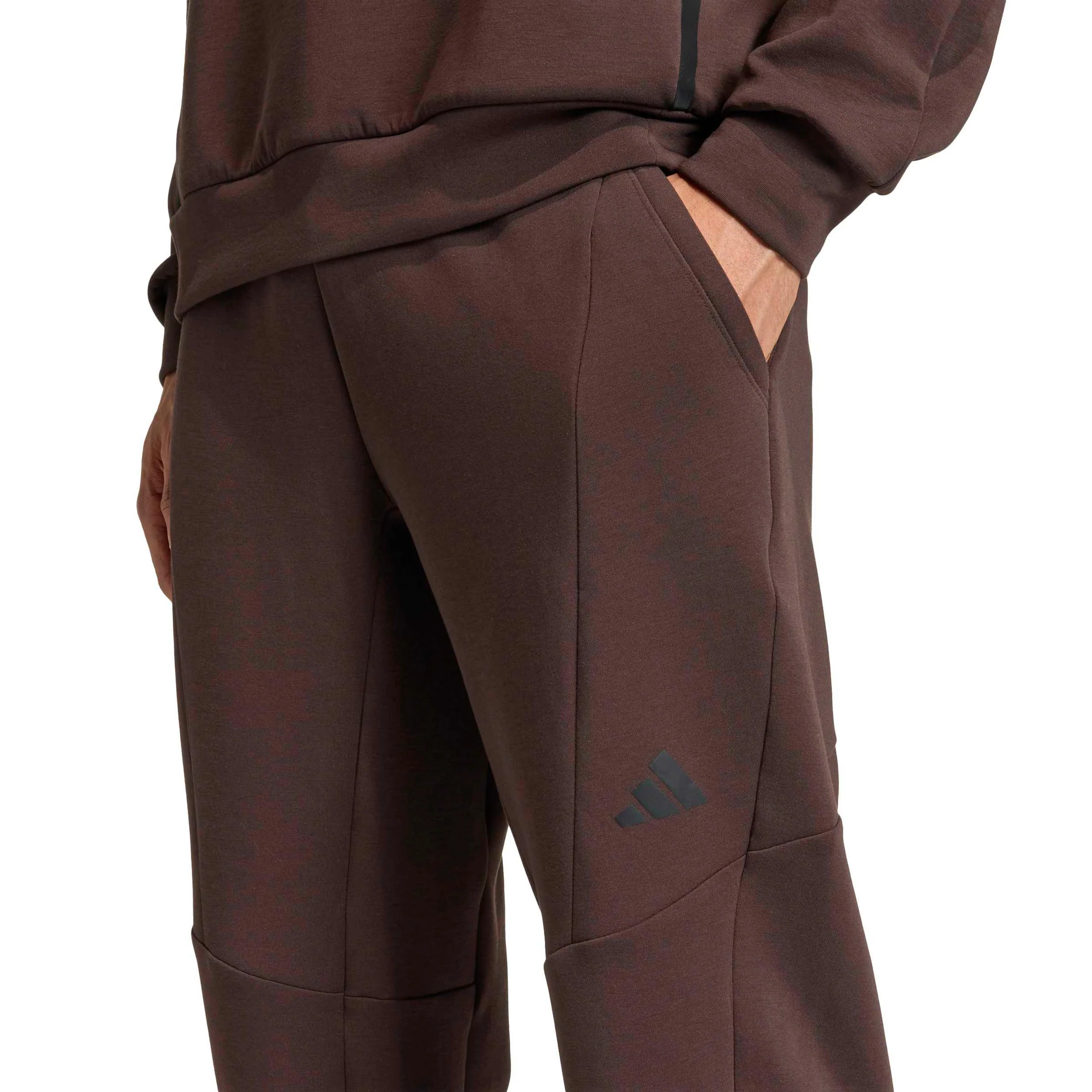 D4T Knit Cuf Pantalón de entrenamiento Hombres-marrón - Image 6
