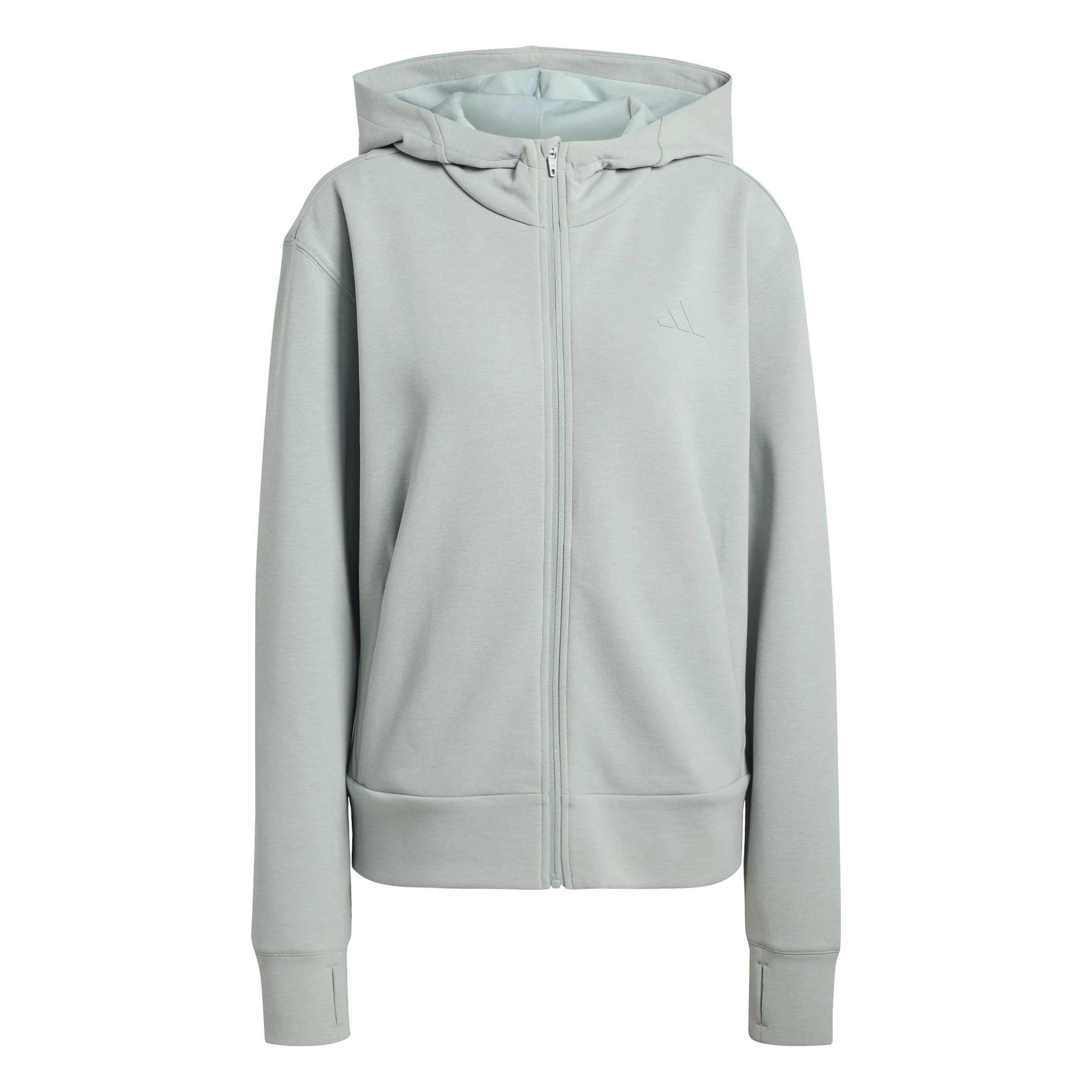 D4T Sudadera con cremallera Mujeres - salvia