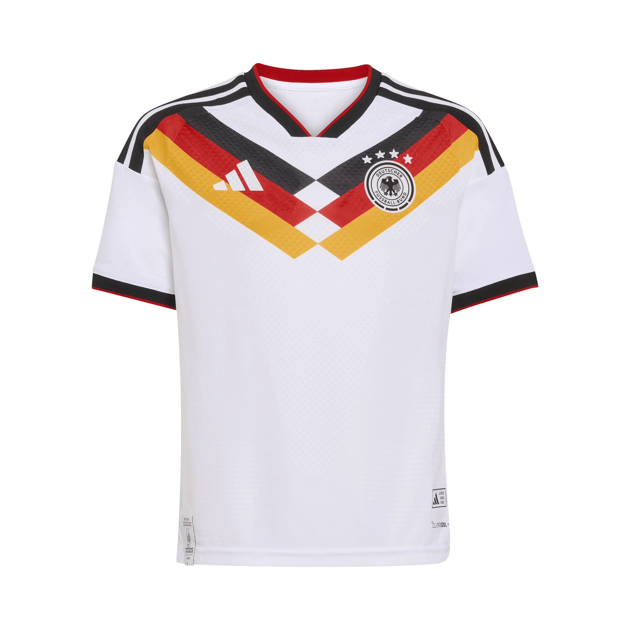 DFB Home Camiseta de manga corta Niños-blanco