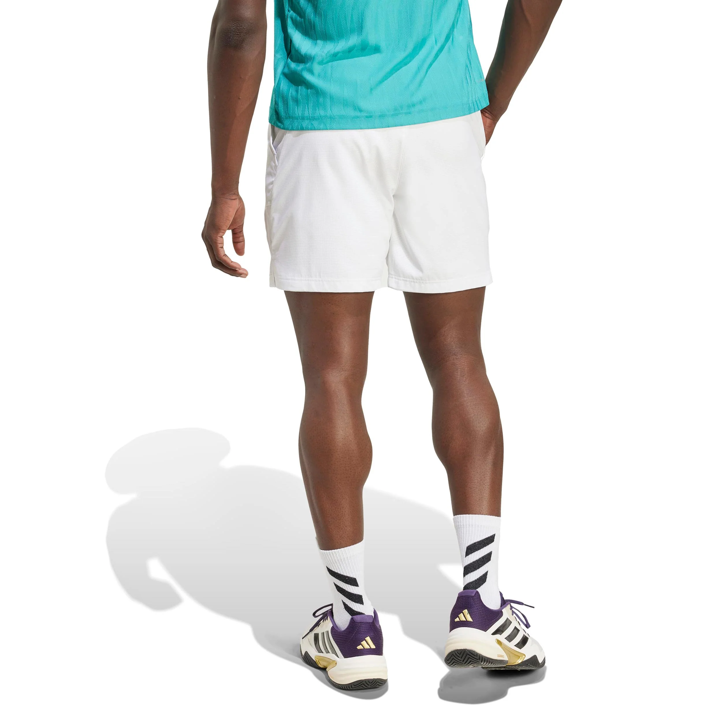Ergo 9Inch Shorts Hombres-blanco - Image 3