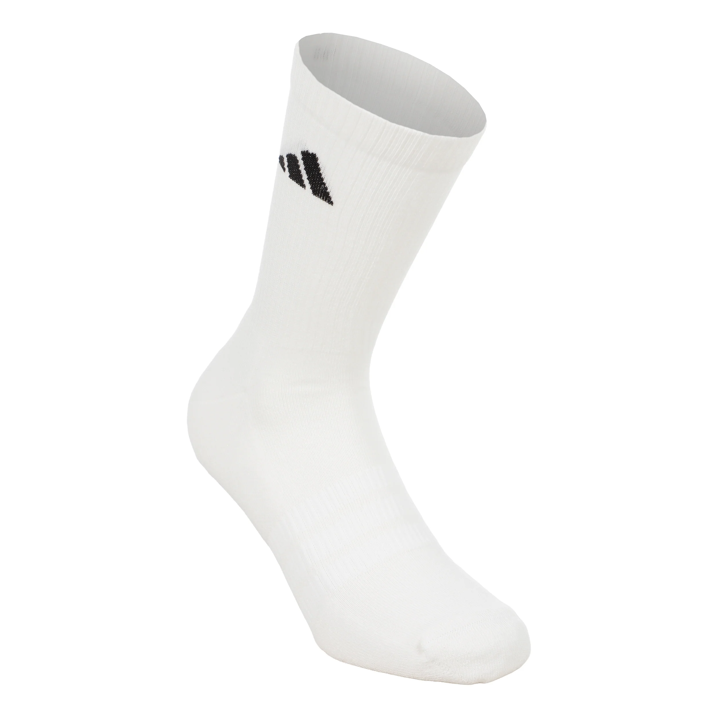 Essentials Crew 3P Calcetines de tenis Unisex-blanco, negro - Image 3
