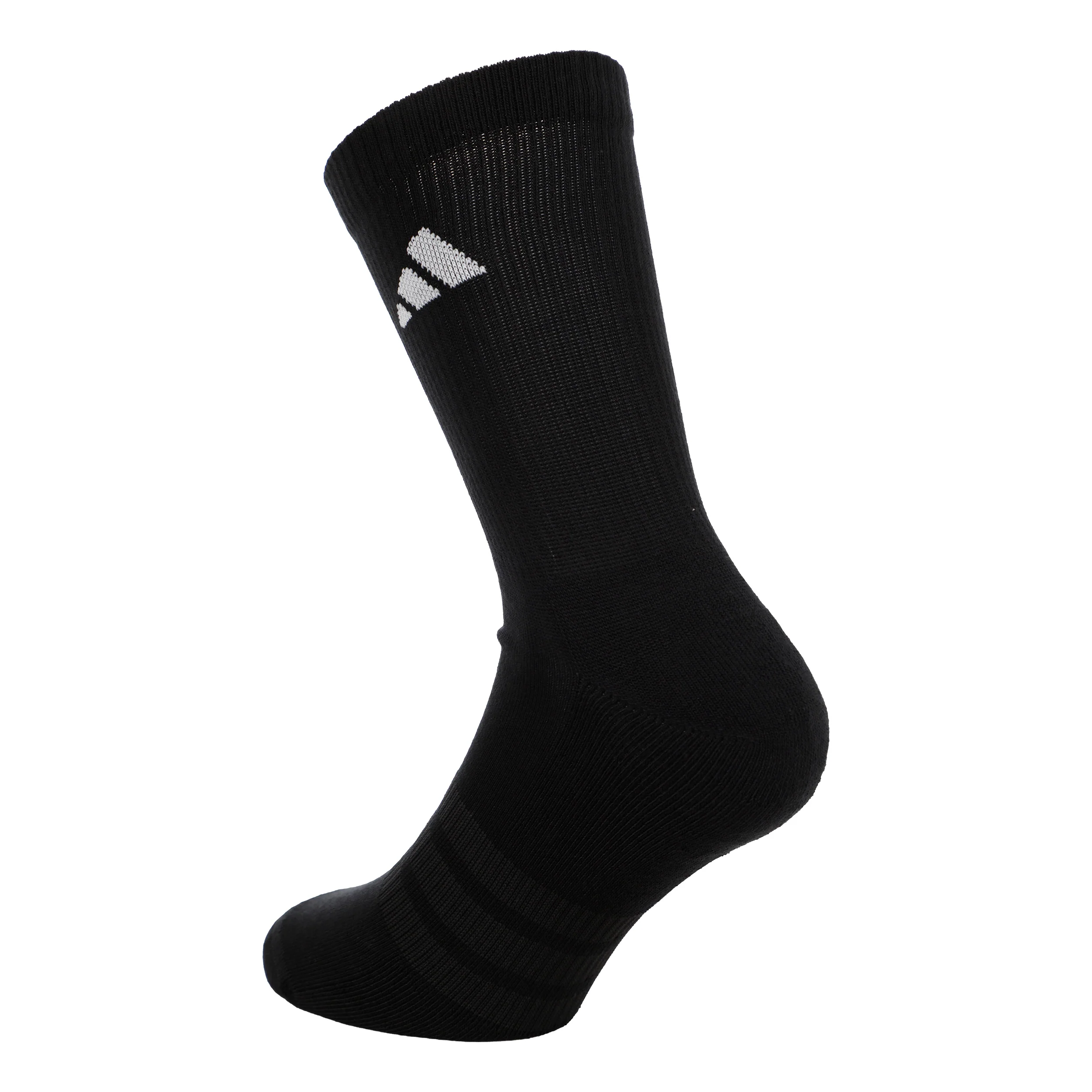 Essentials Crew 3P Calcetines de tenis Unisex-negro - Image 4