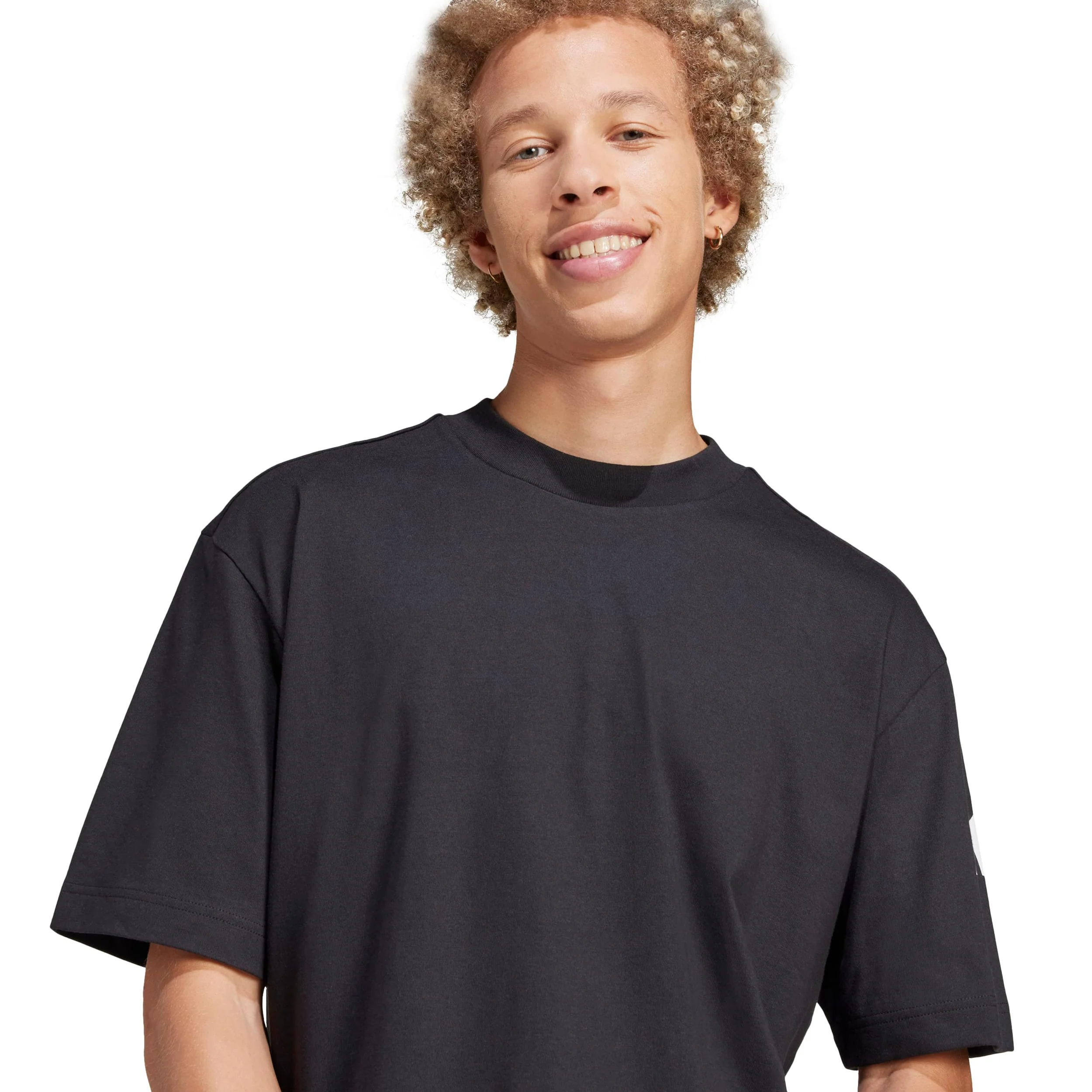 Essentials Loose Fit Camiseta de manga corta Hombres-negro - Image 5