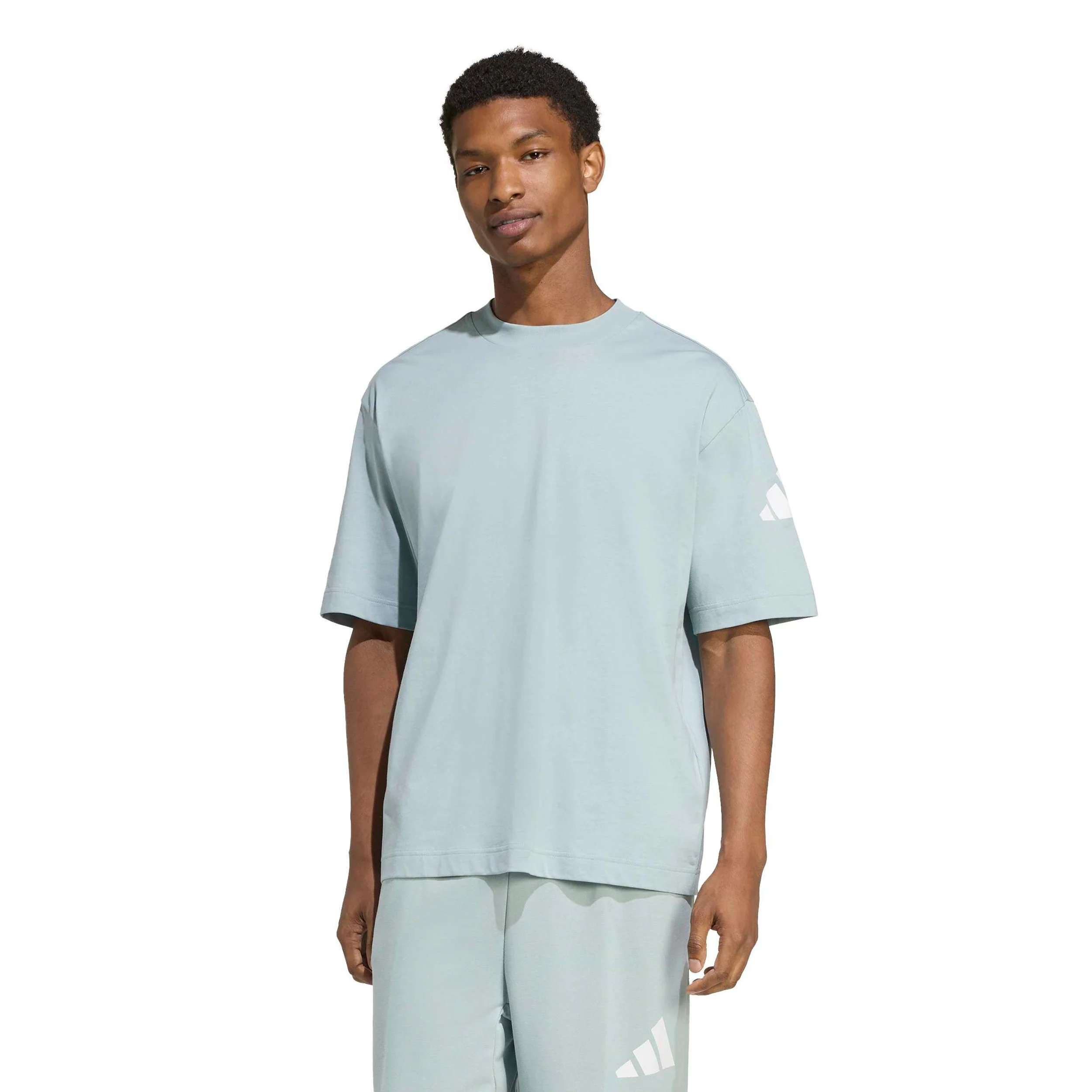 Essentials Loose Fit Camiseta de manga corta Hombres-salvia - Image 2